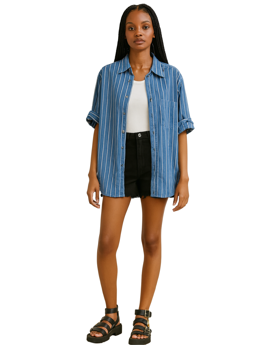 Camisa Oversized Di Bugatti - tam (P)