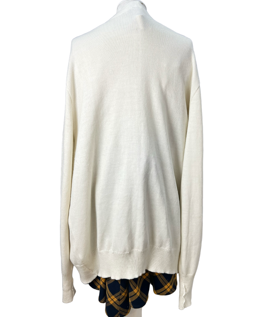 Cardigan Vintage Branco - tam (G\GG)