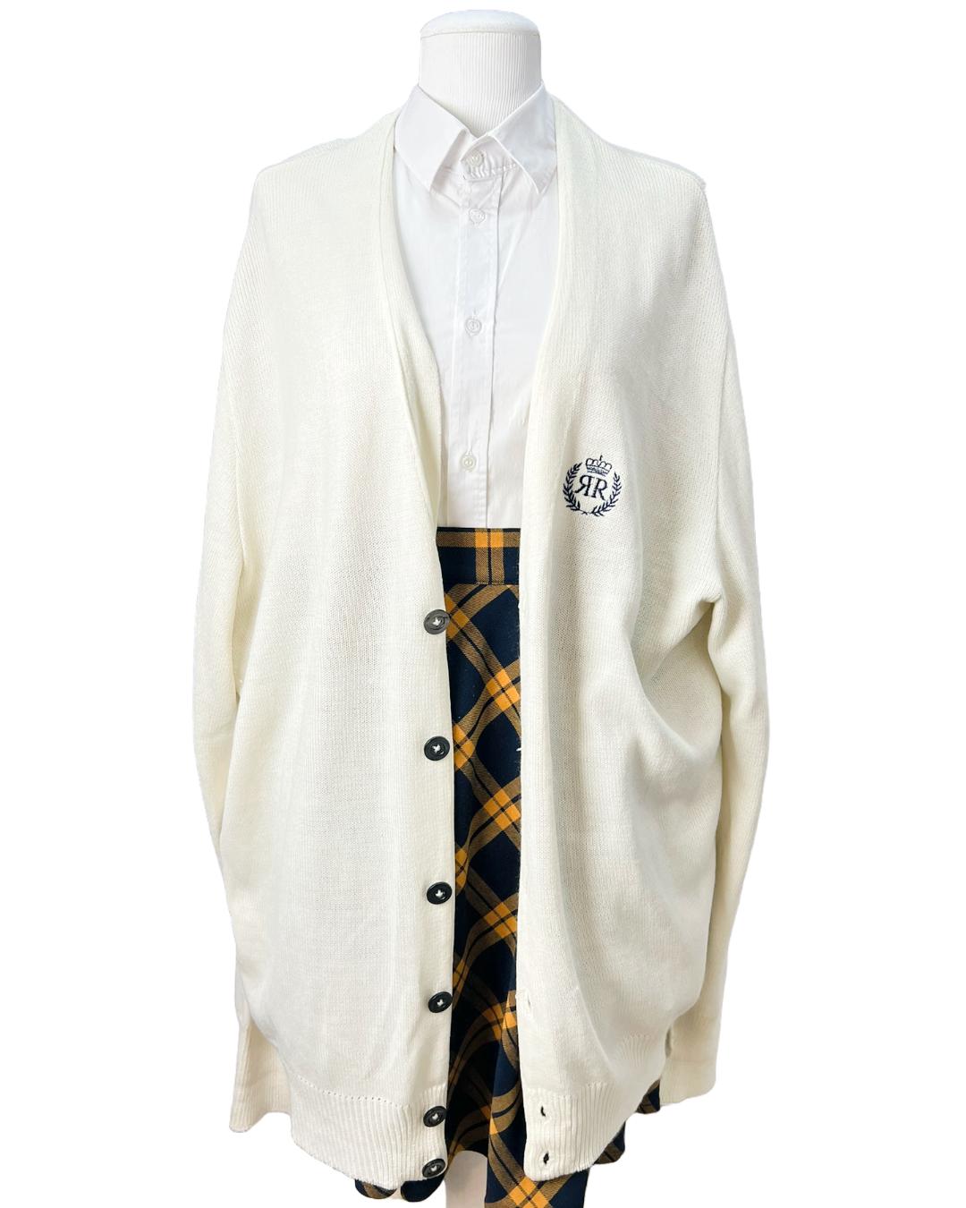Cardigan Vintage Branco - tam (G\GG)