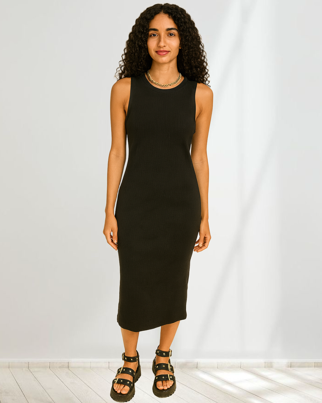 Vestido Preto Basic - tam (G)