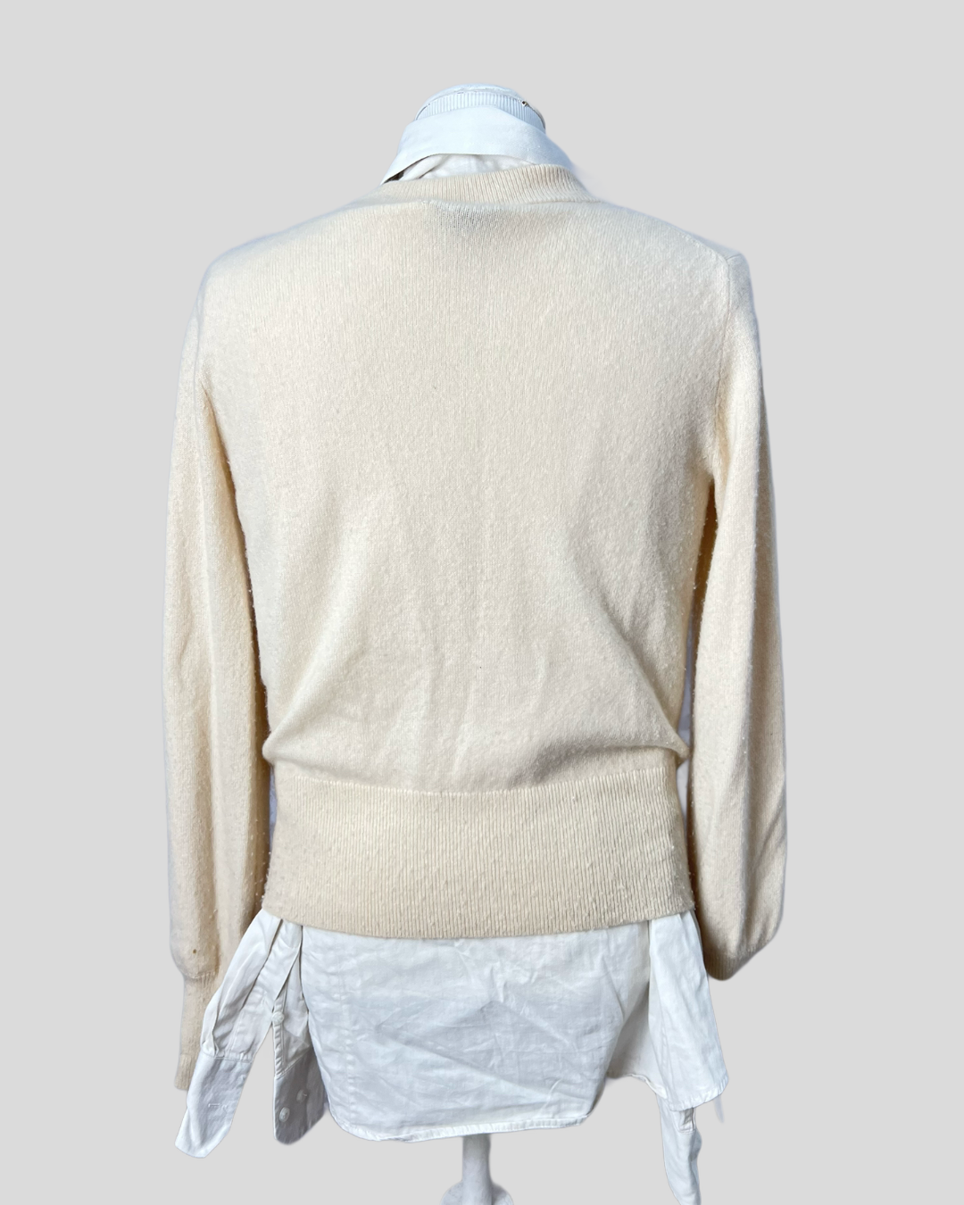 Cardigan Creme  Cashmere - tam (PP)