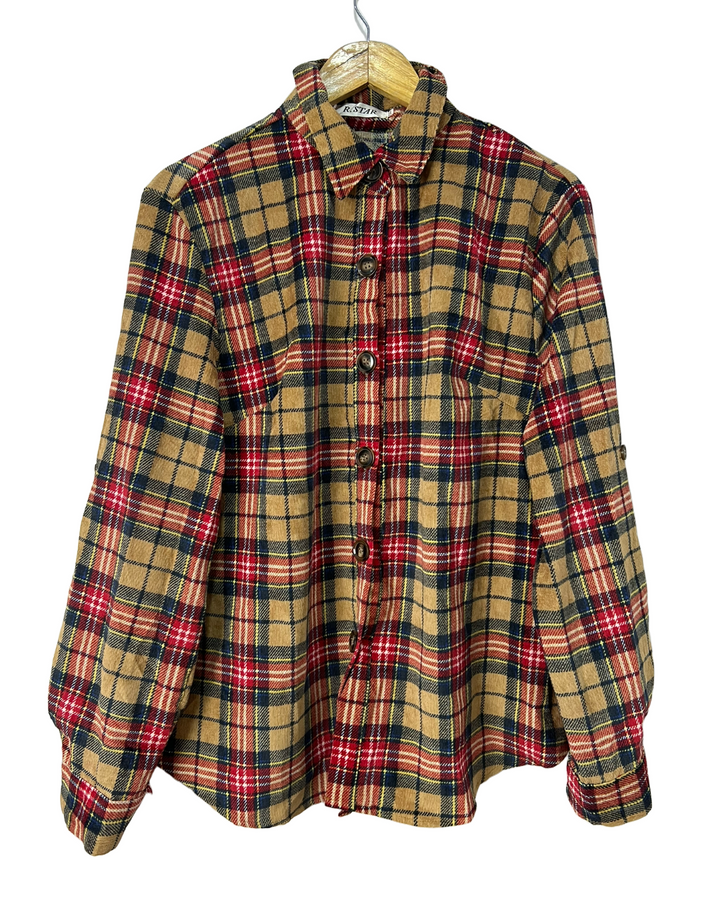 Camisa Oversized Xadrez - tam (M)