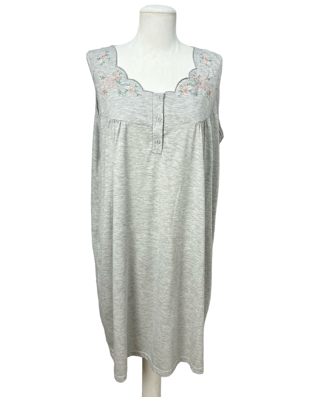 Vestido Pijama Cinza - tam (GG)