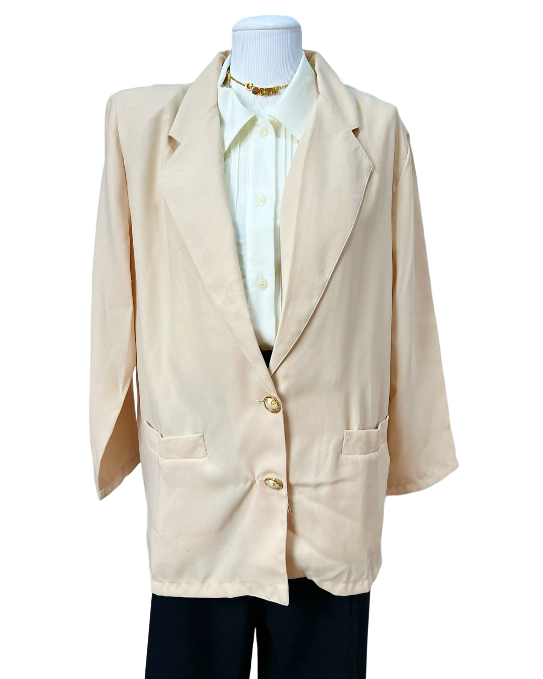 Blazer Zefina Creme - tam (G)