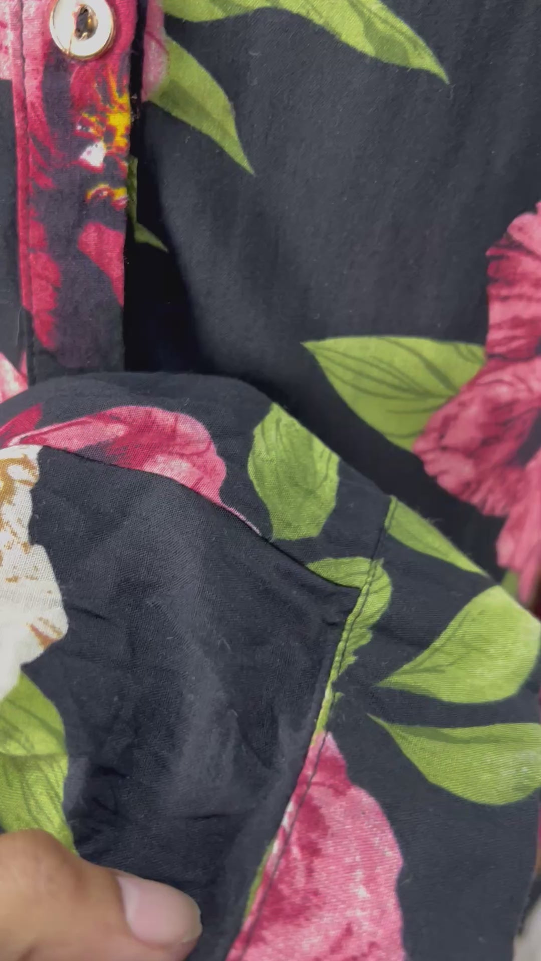 Camisa Flores - tam (G)