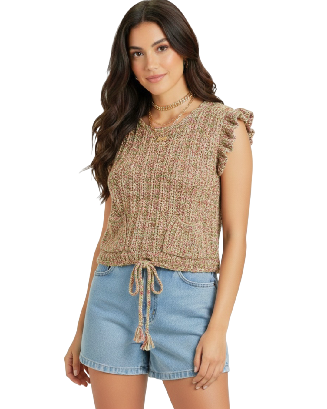 Cropped Crochê Summer - tam (M)