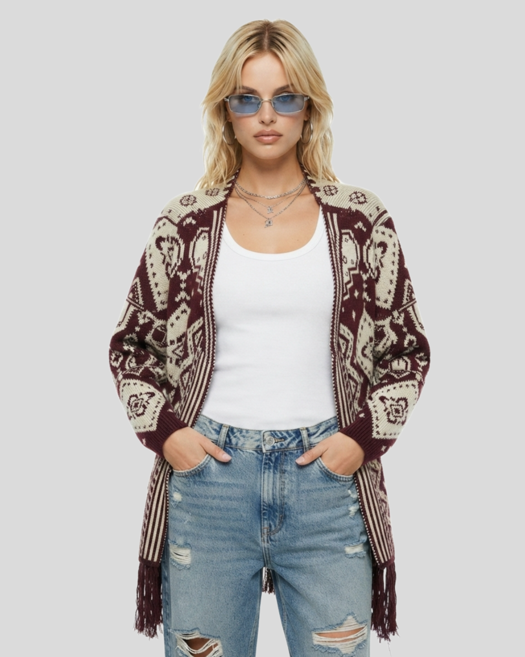 Cardigan Retrô — tam G