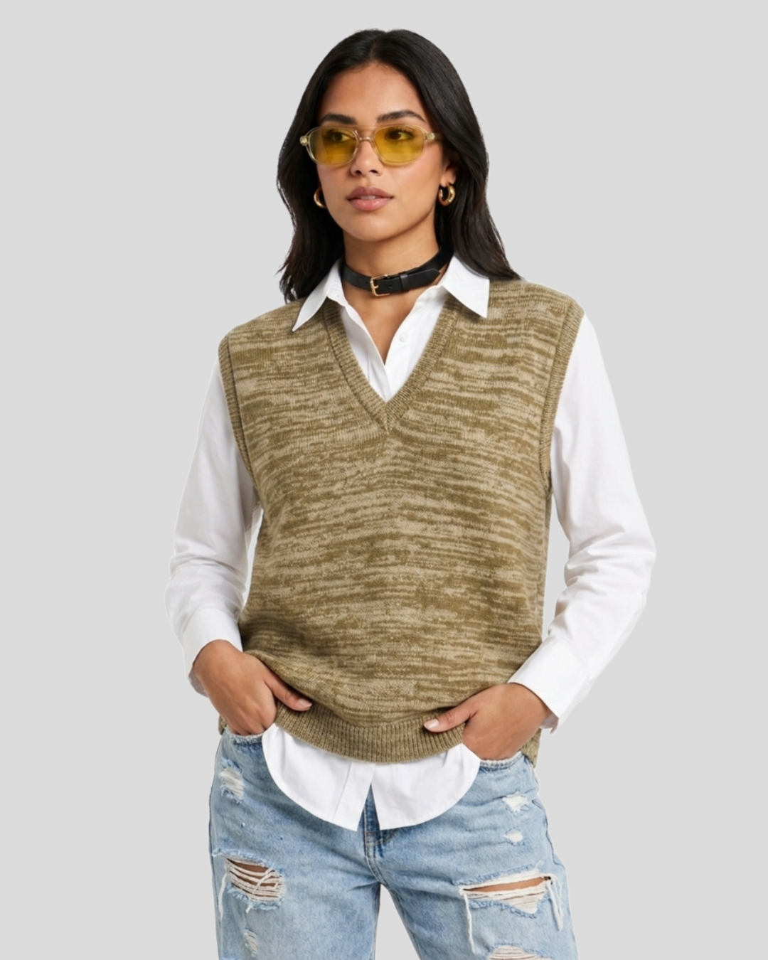 Pullover Oversized Mesclas - tam (M)