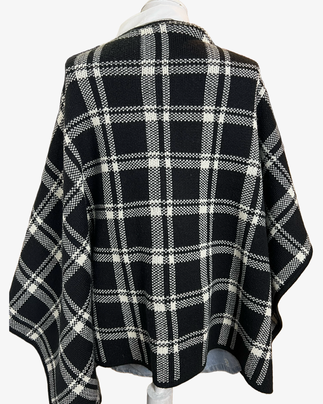 Poncho Xadrez - tam (M)