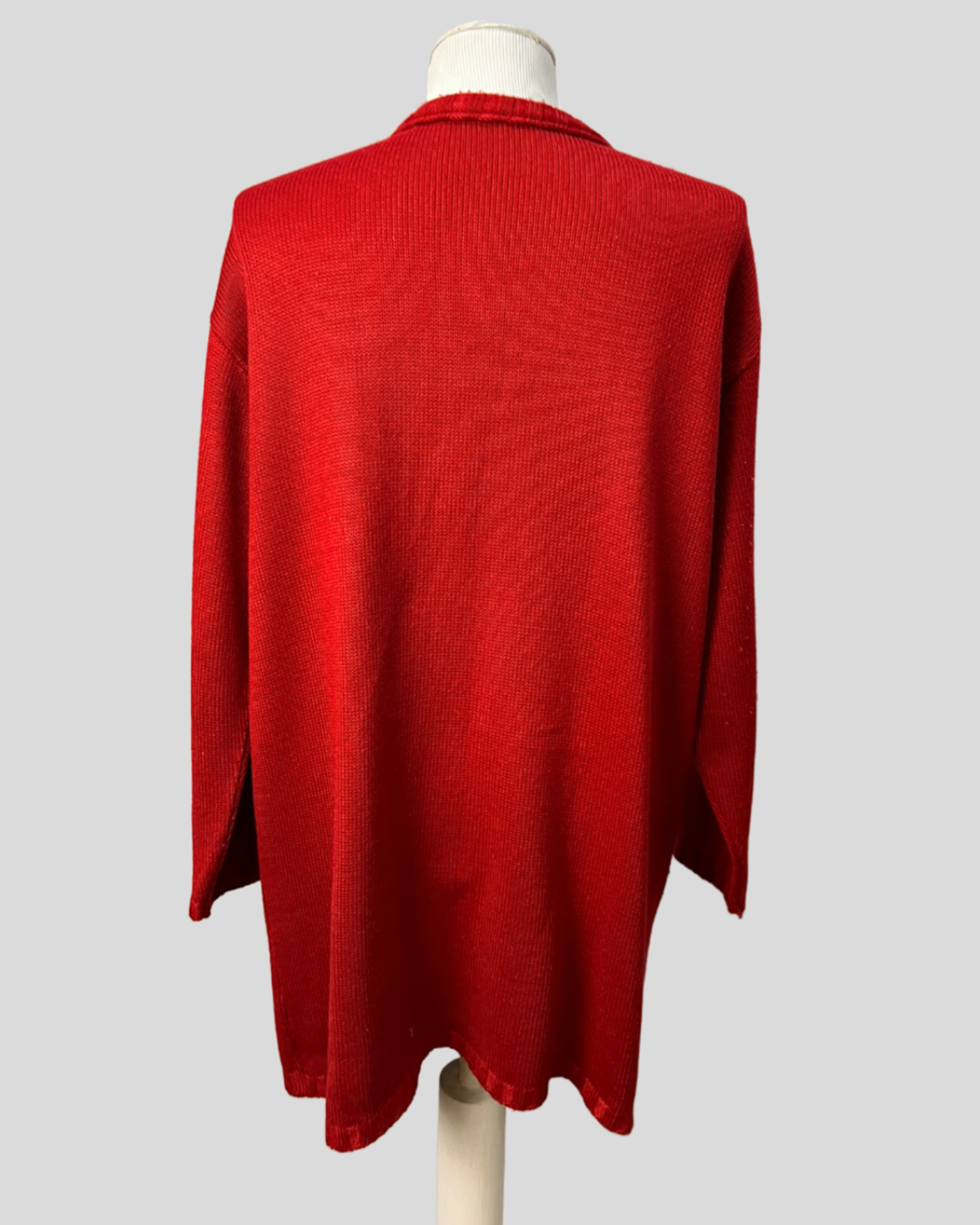 Cardigan Red Vintage — tam G