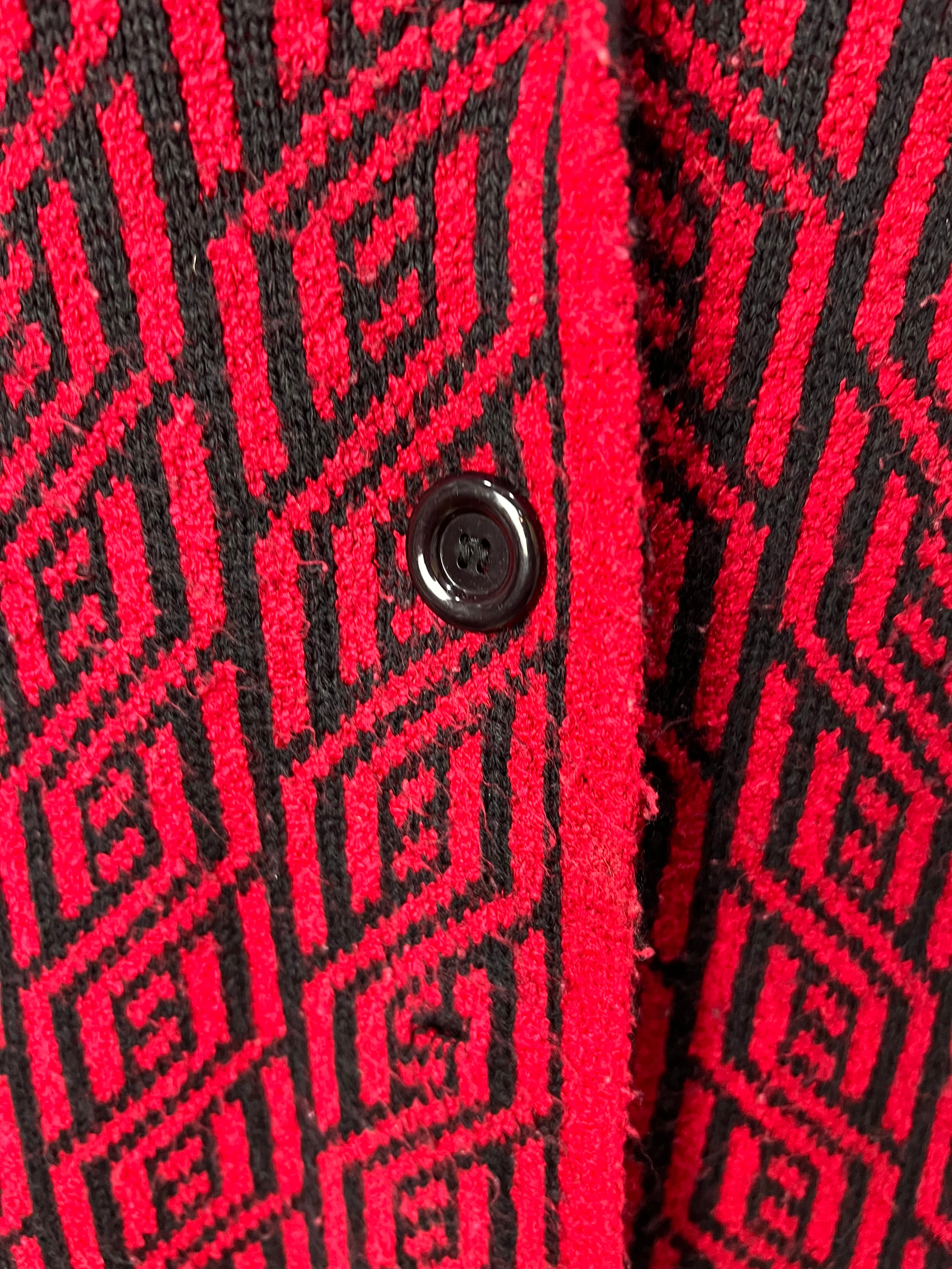 Cardigan Vintage Red — tam M