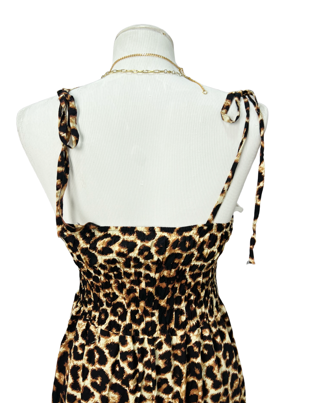 Vestido Longo Animal - tam (M)