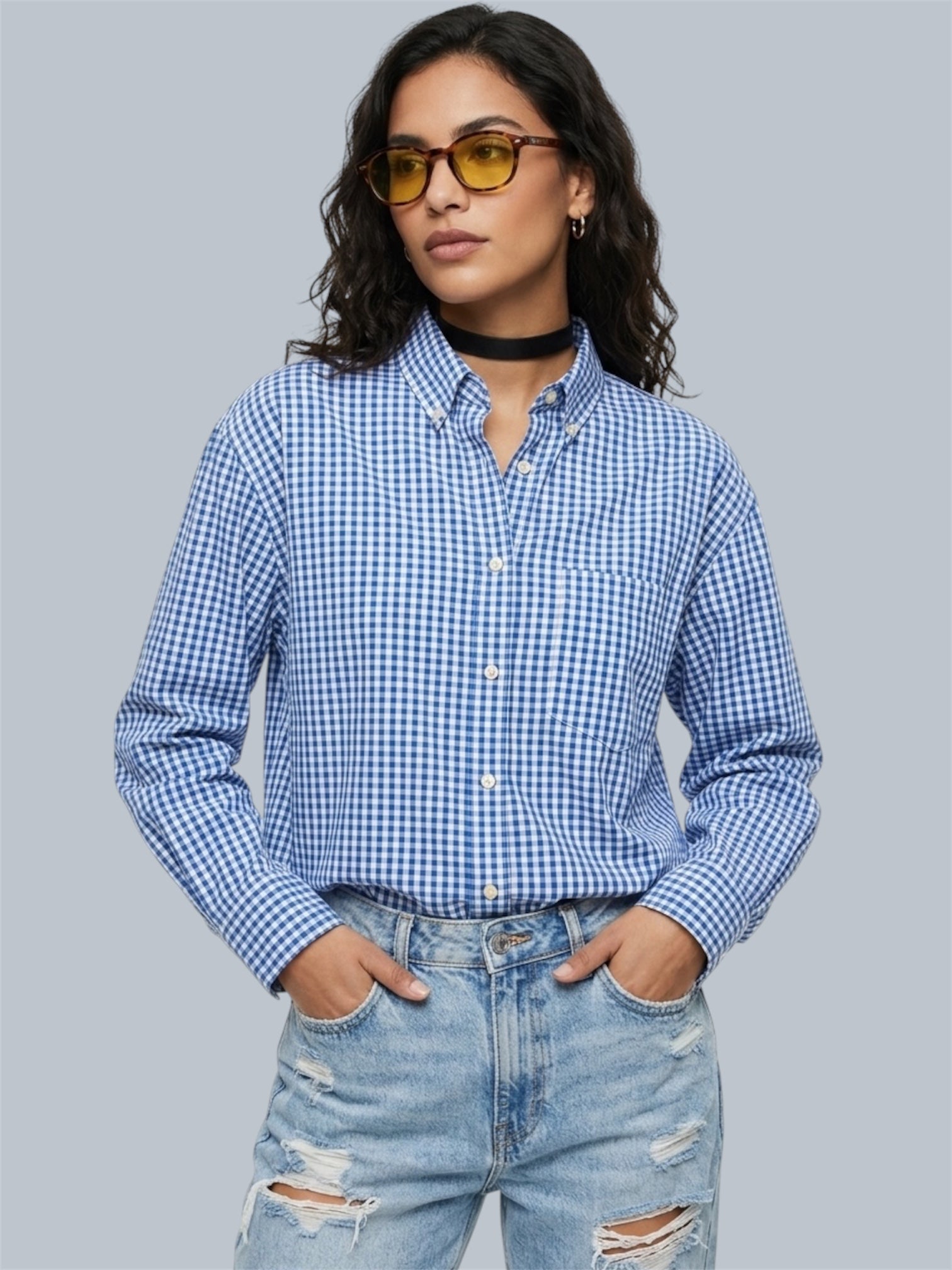 Camisa Oversized Emporio C — tam P