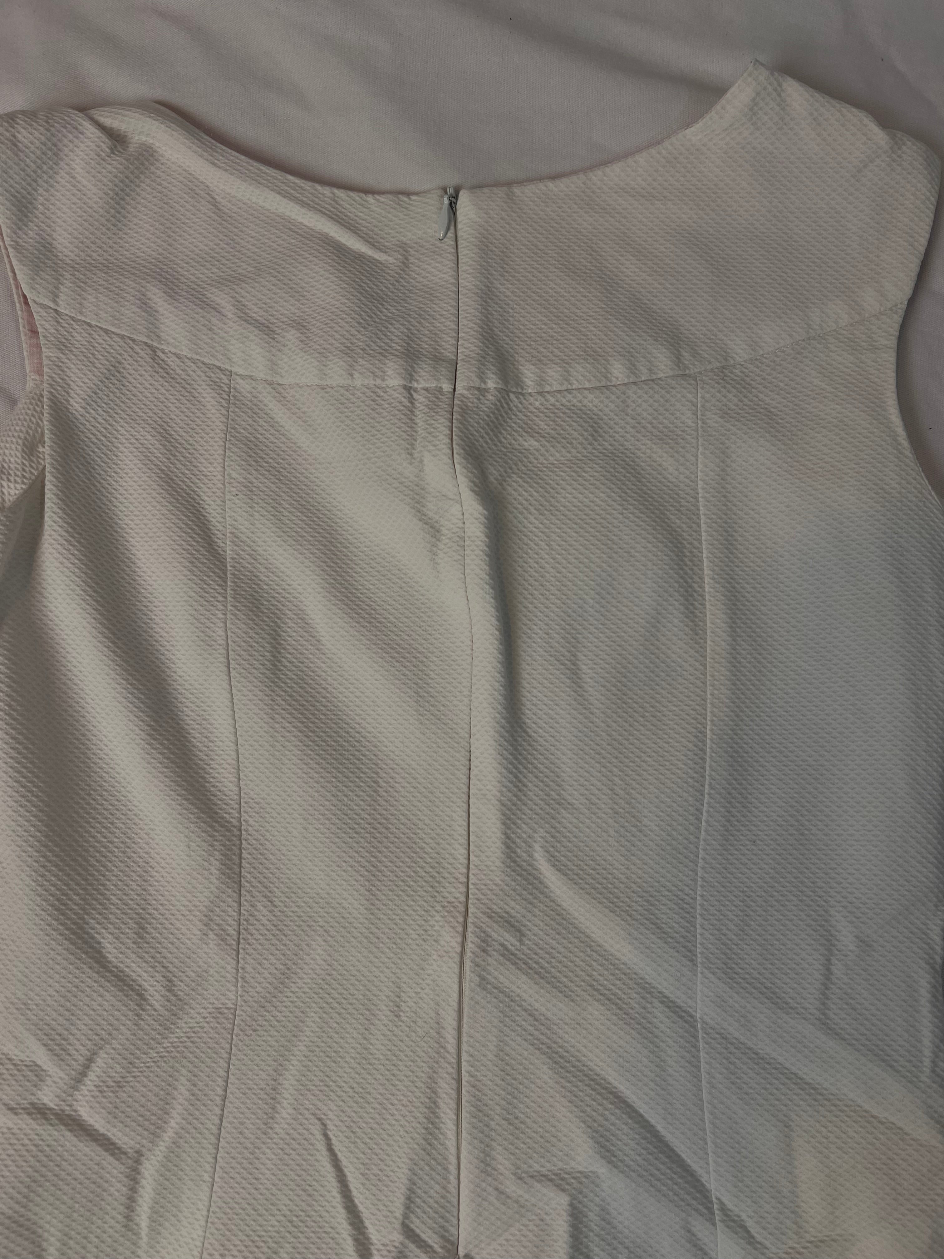 Vestido Branco laço -  tam (P)