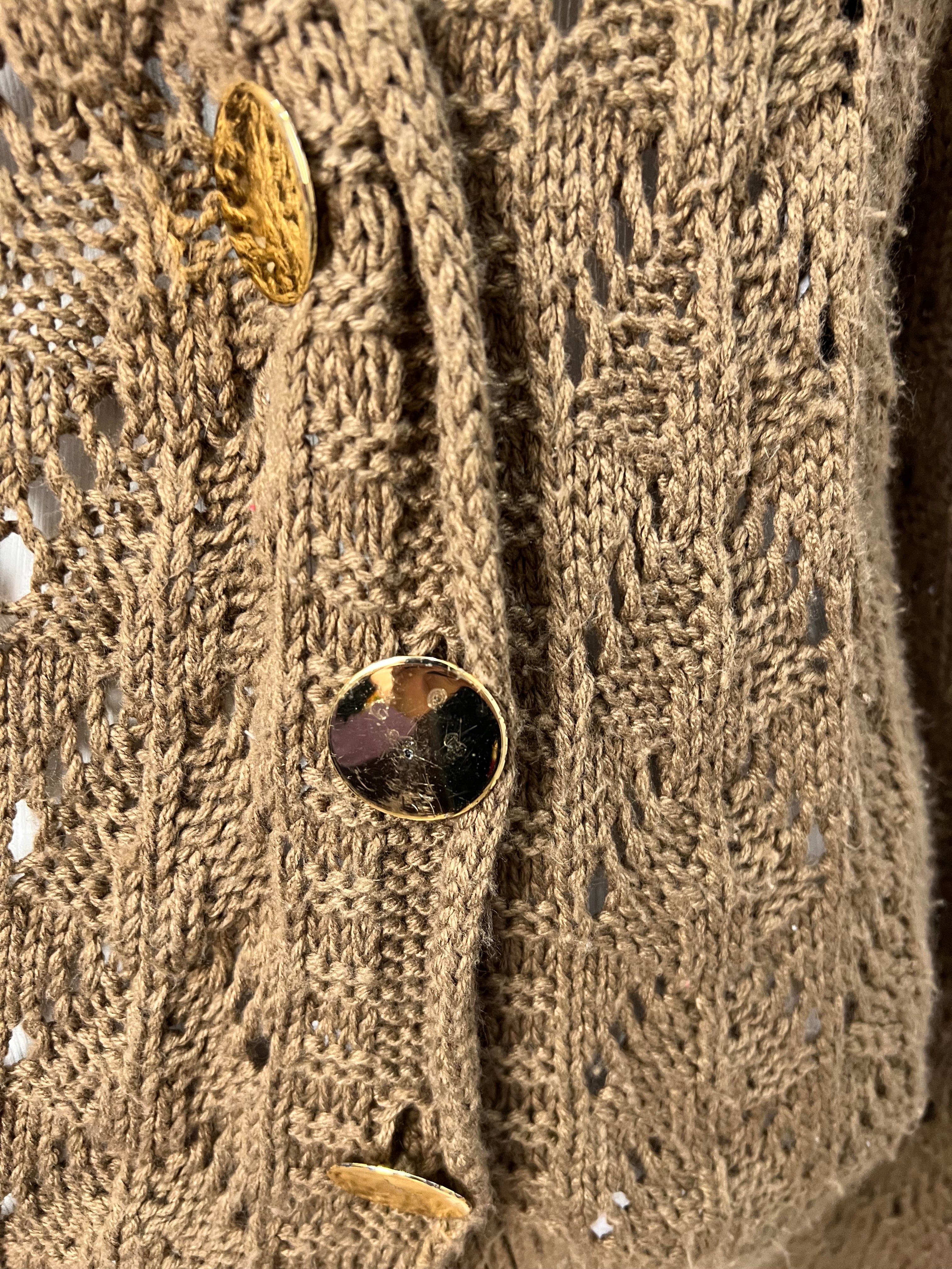 Cardigan Marrom — tam P