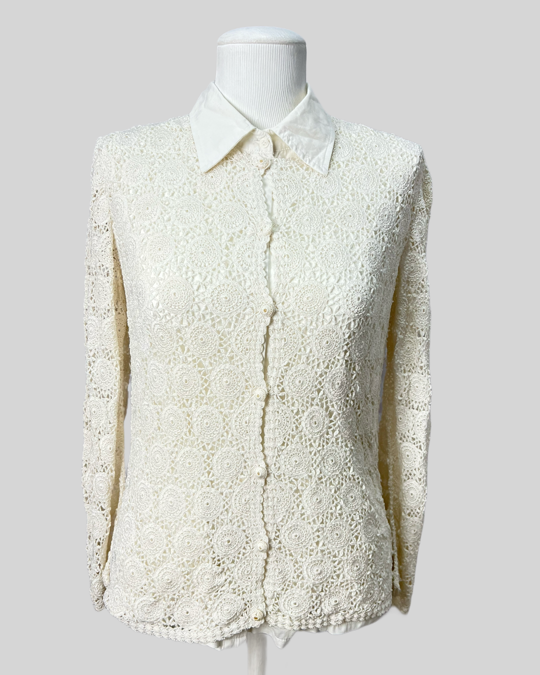 Cardigan Rendado - tam (P)