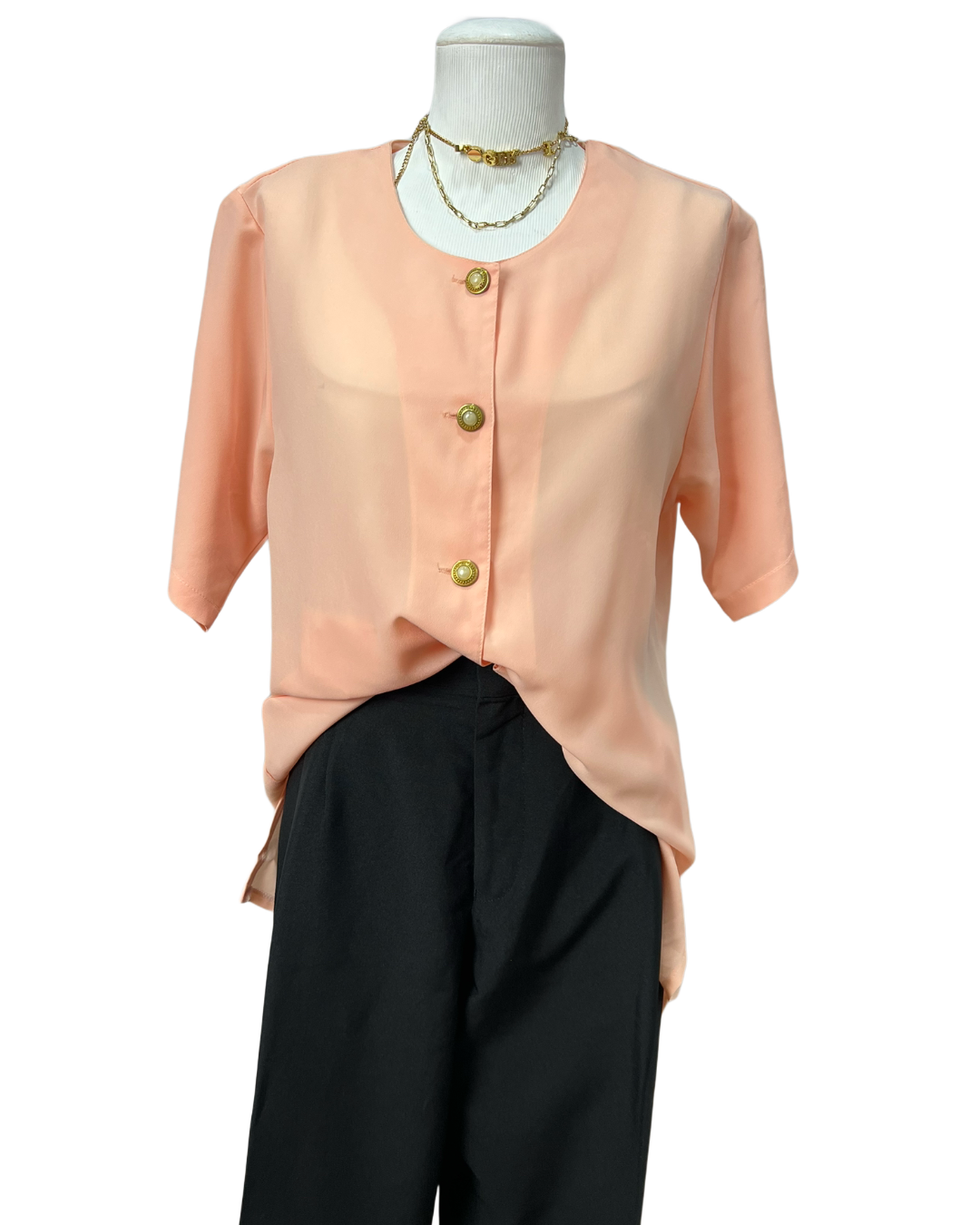 Camisa Vintage Rosé - tam (G)