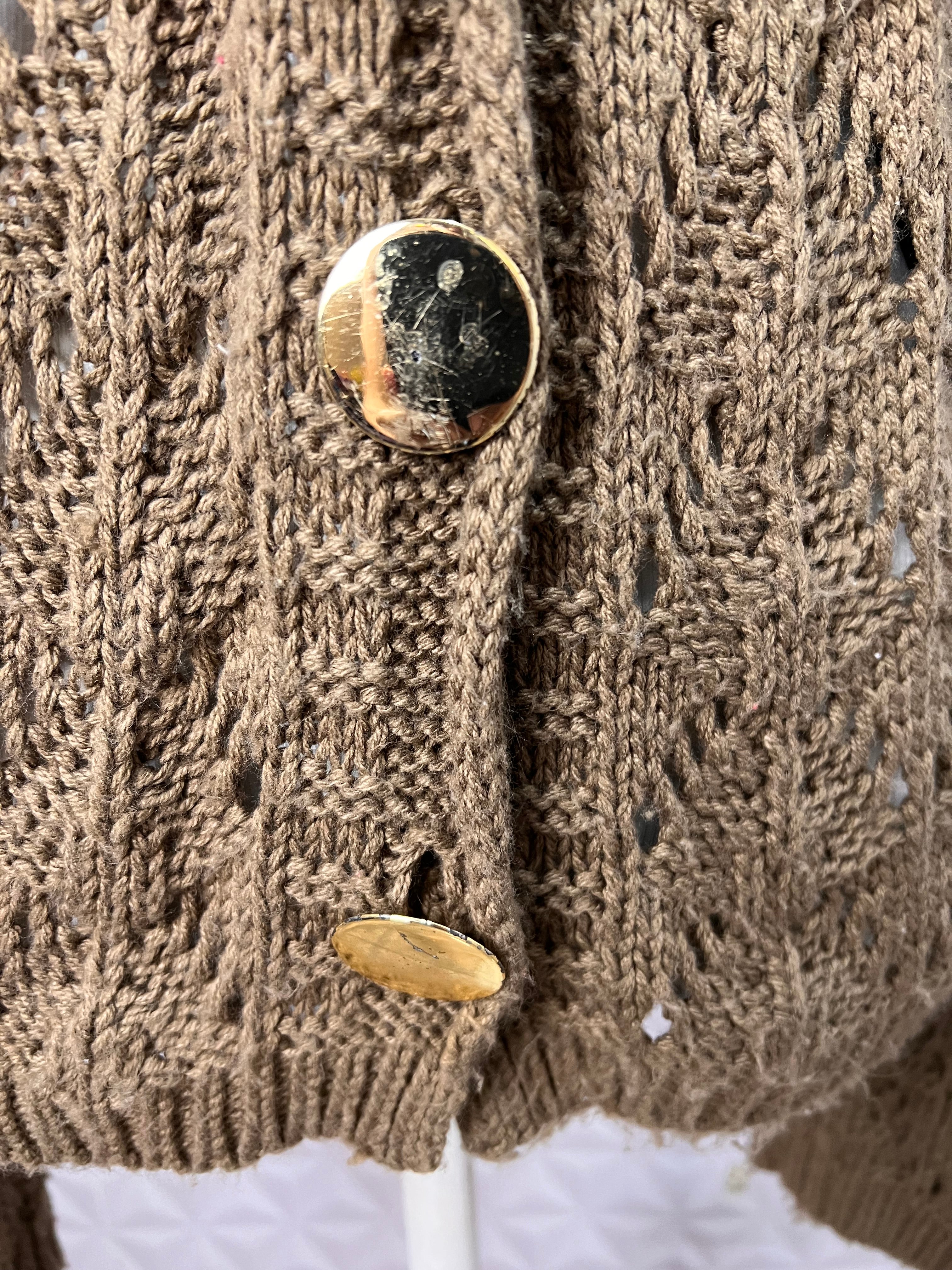 Cardigan Marrom — tam P