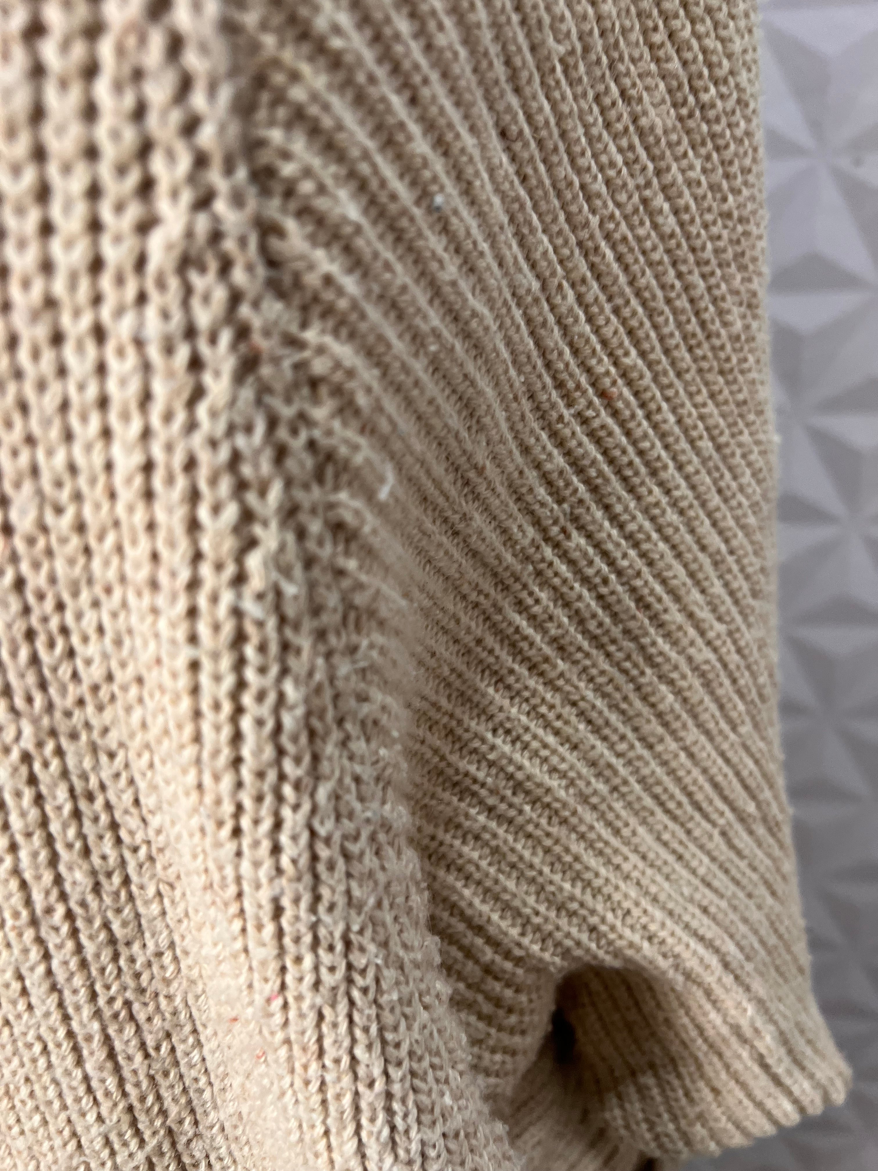 Cardigan Oversized Nude — tam M\G