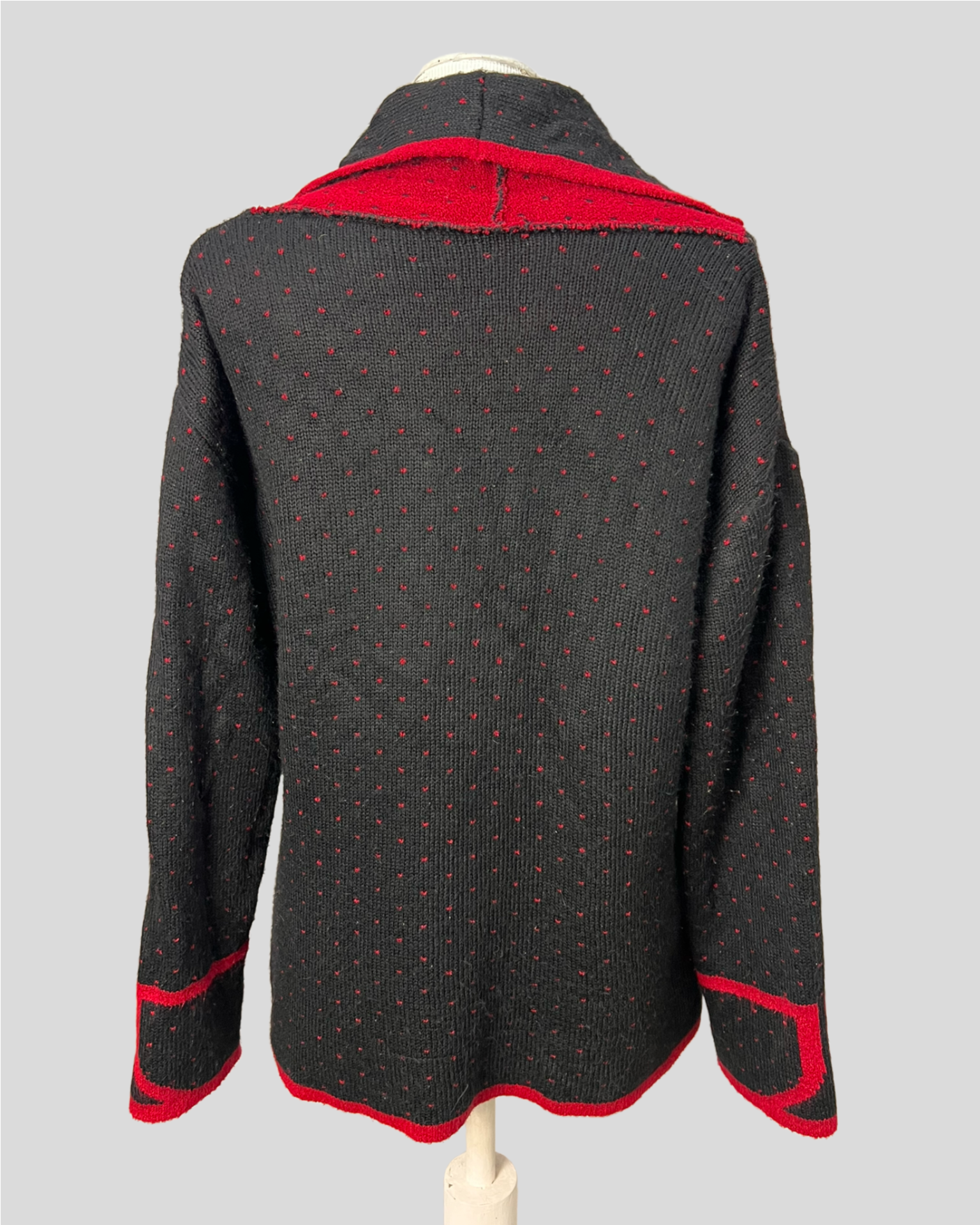 Cardigan Vintage Red — tam M
