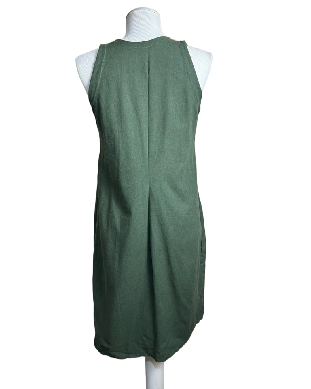 Vestido Verde bolsos -  tam (P)