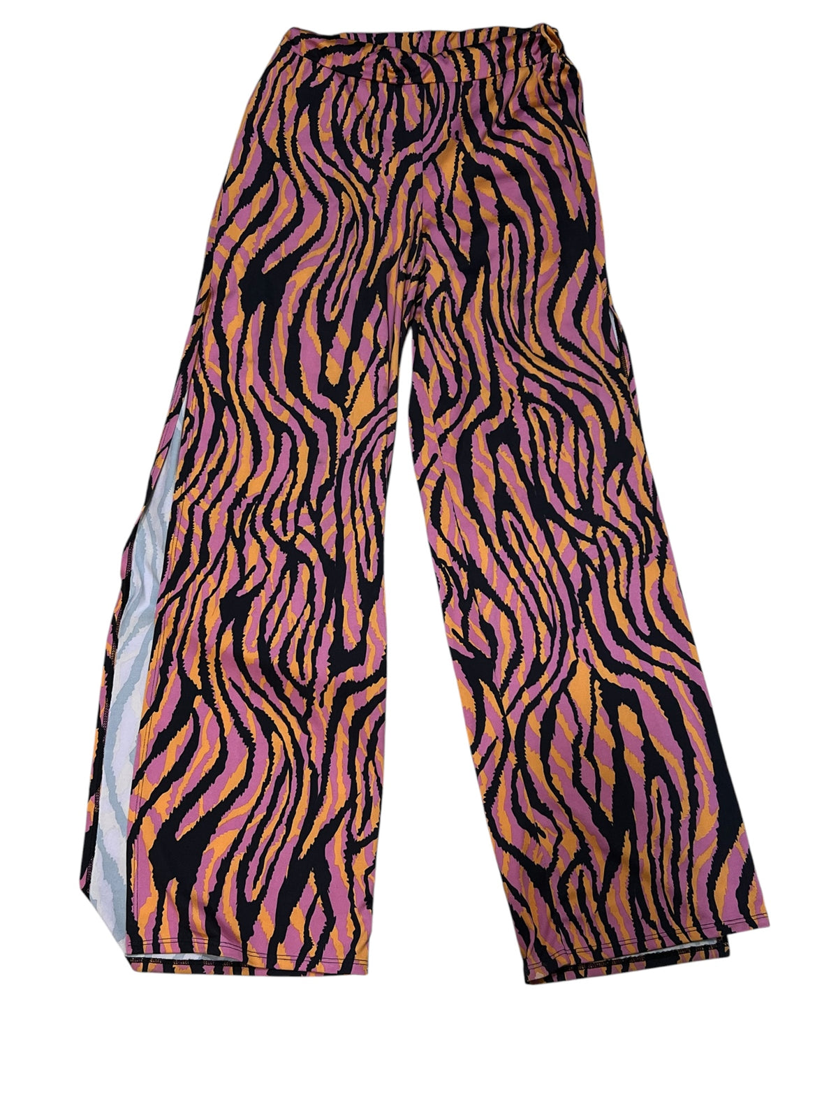 Calça Fenda Animal Print Pink - tam 44
