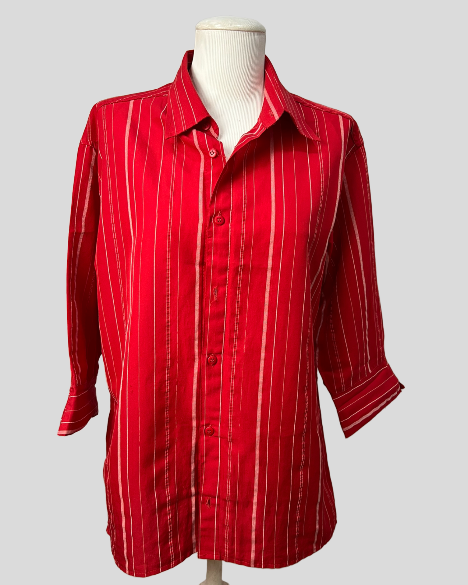 Camisa Oversized Mac Rose — tam M