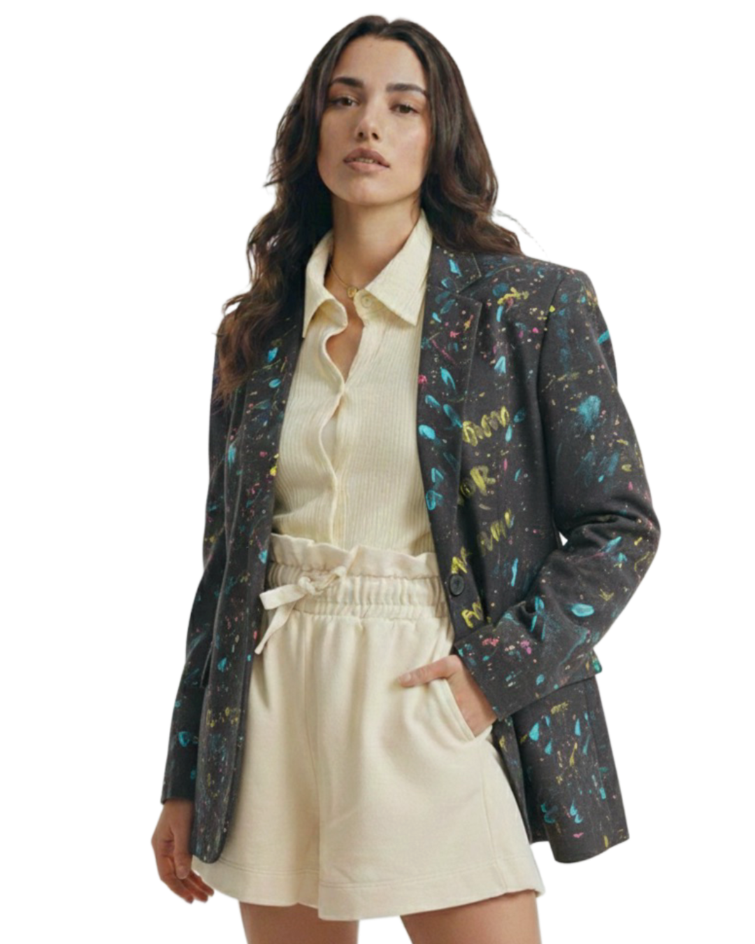 Blazer Estilizado Oversized - tam (GG)