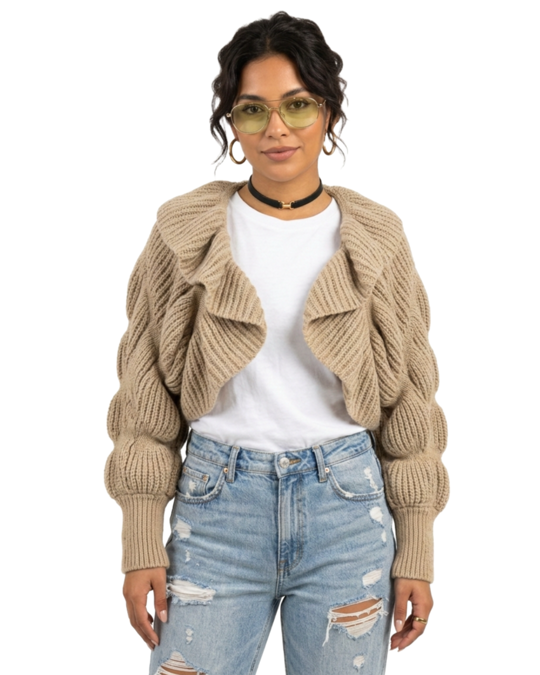 Cardigan Cropped - tam (P)