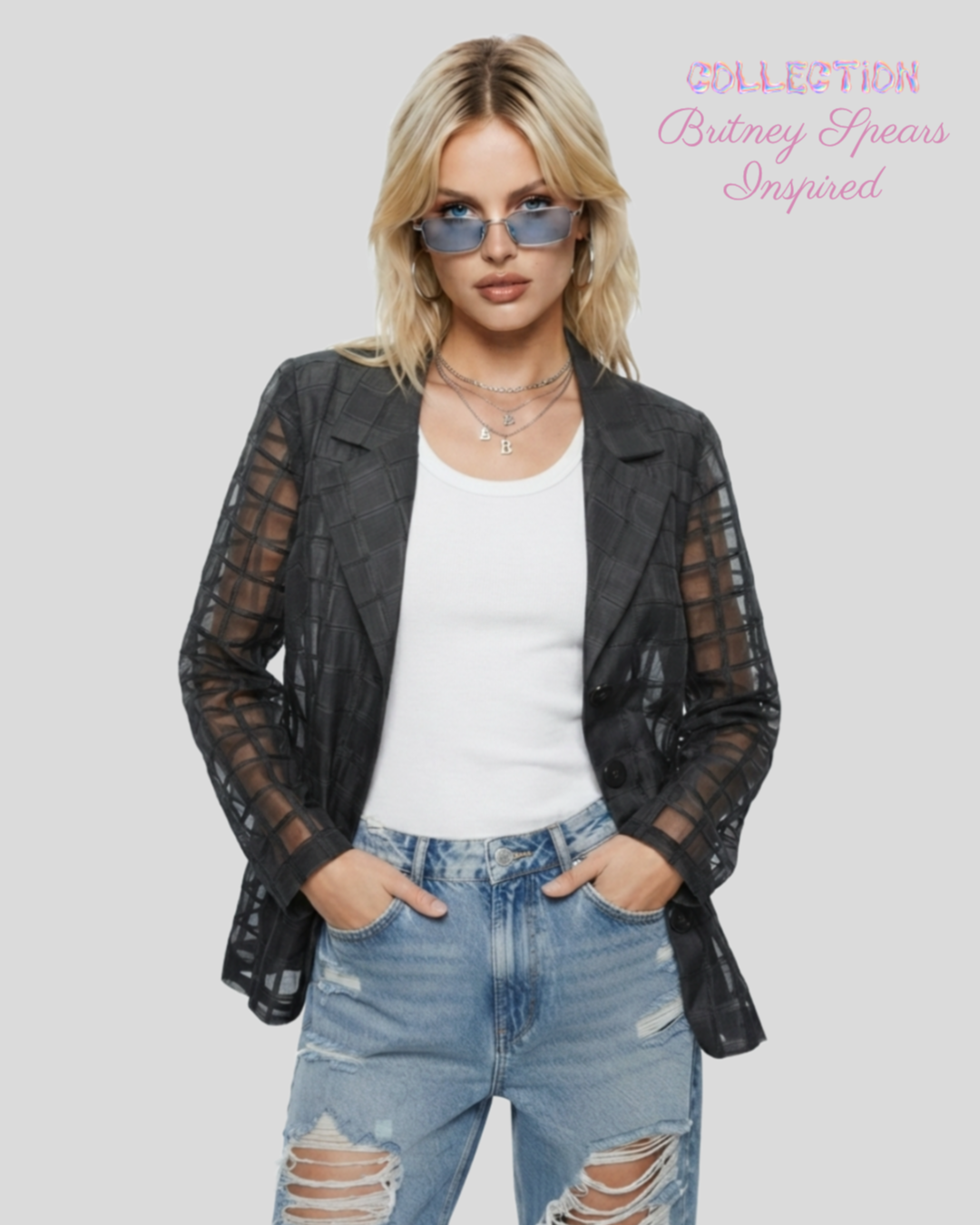 Camisa\Blazer Cia da Moda — tam G
