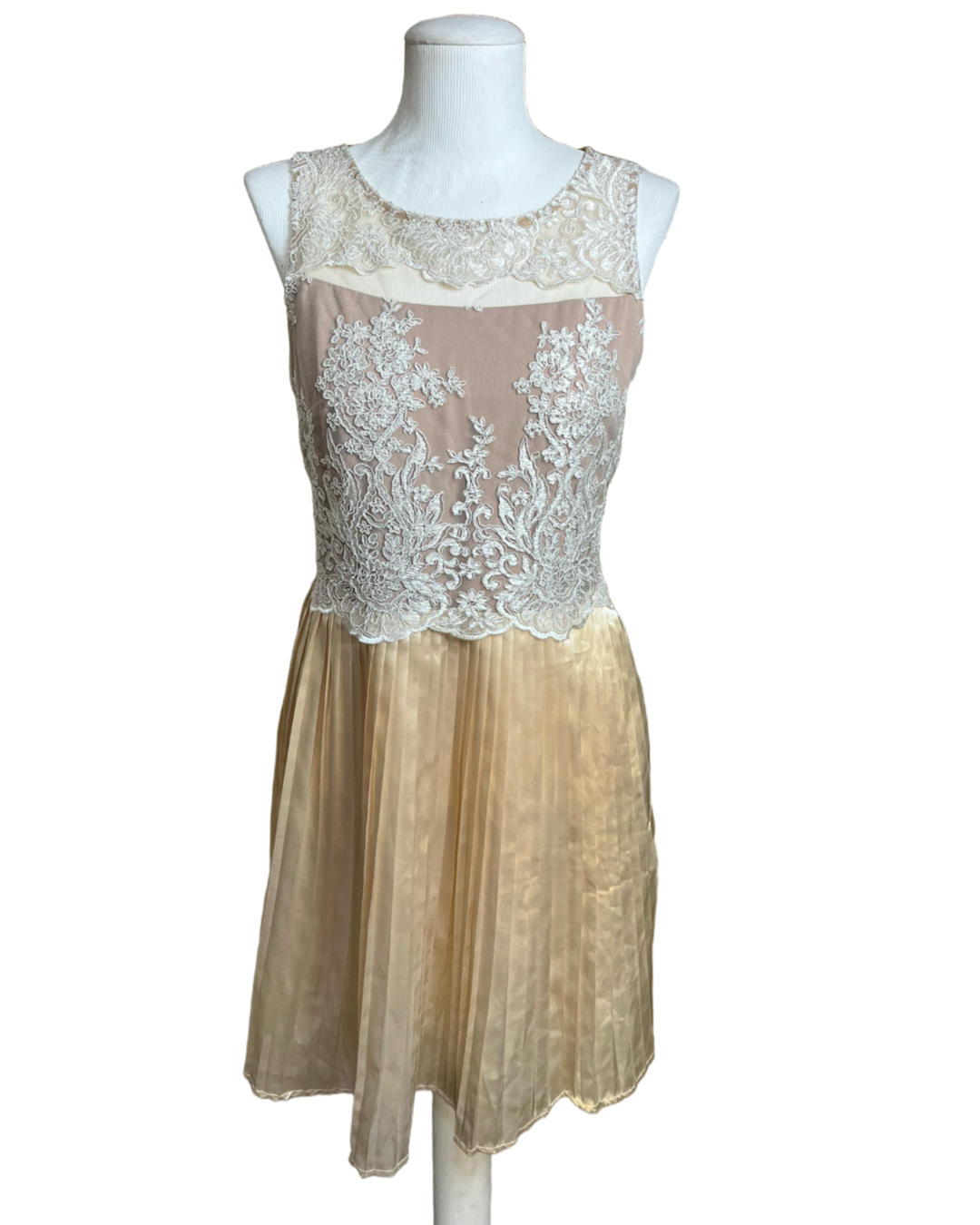 Vestido  Renda Nude -  tam (P)