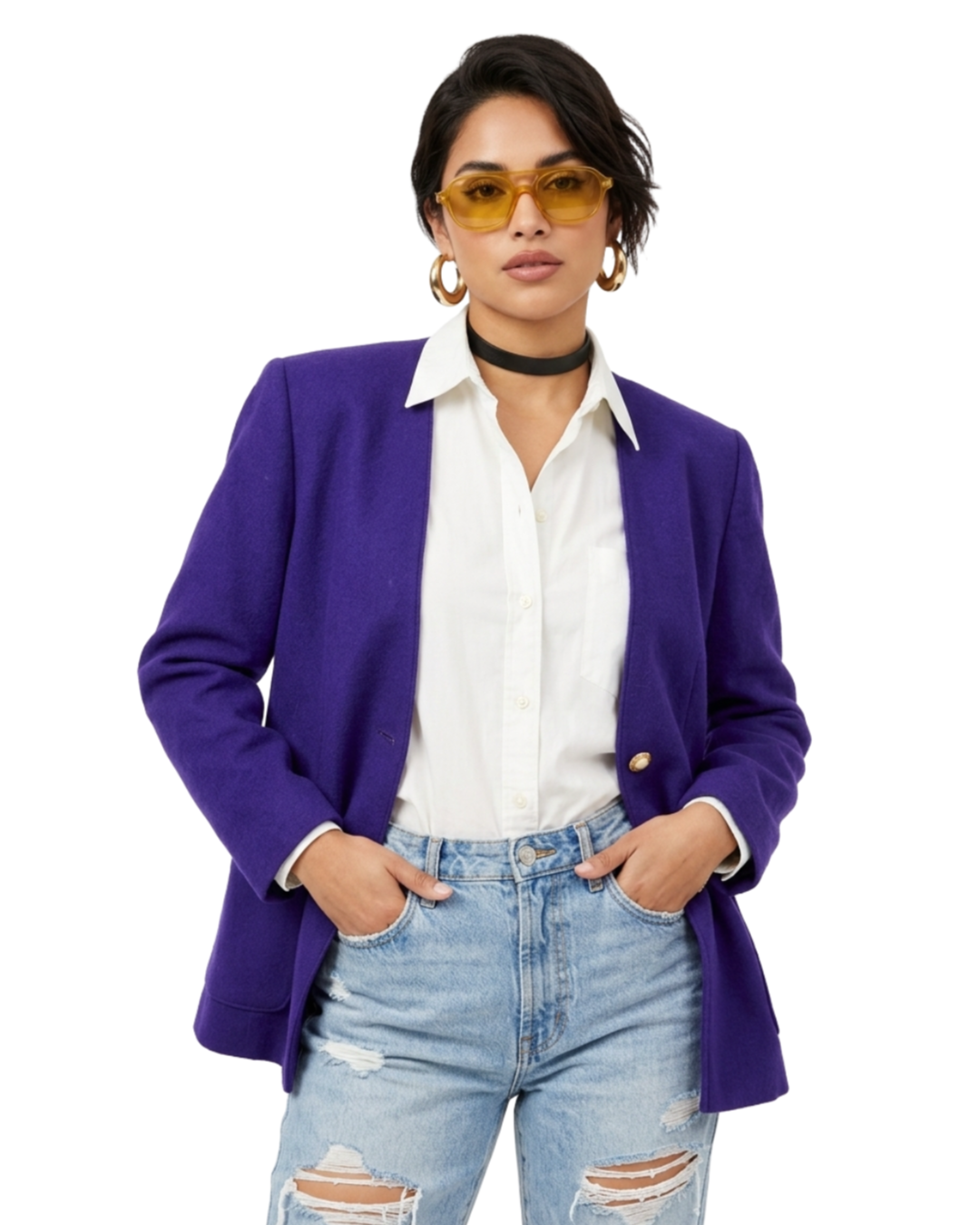 Blazer Vintage Lilás - tam (P)