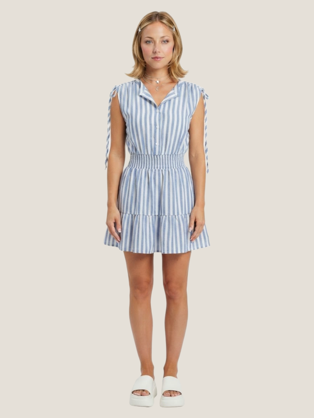Vestido Romantic Azul — tam G
