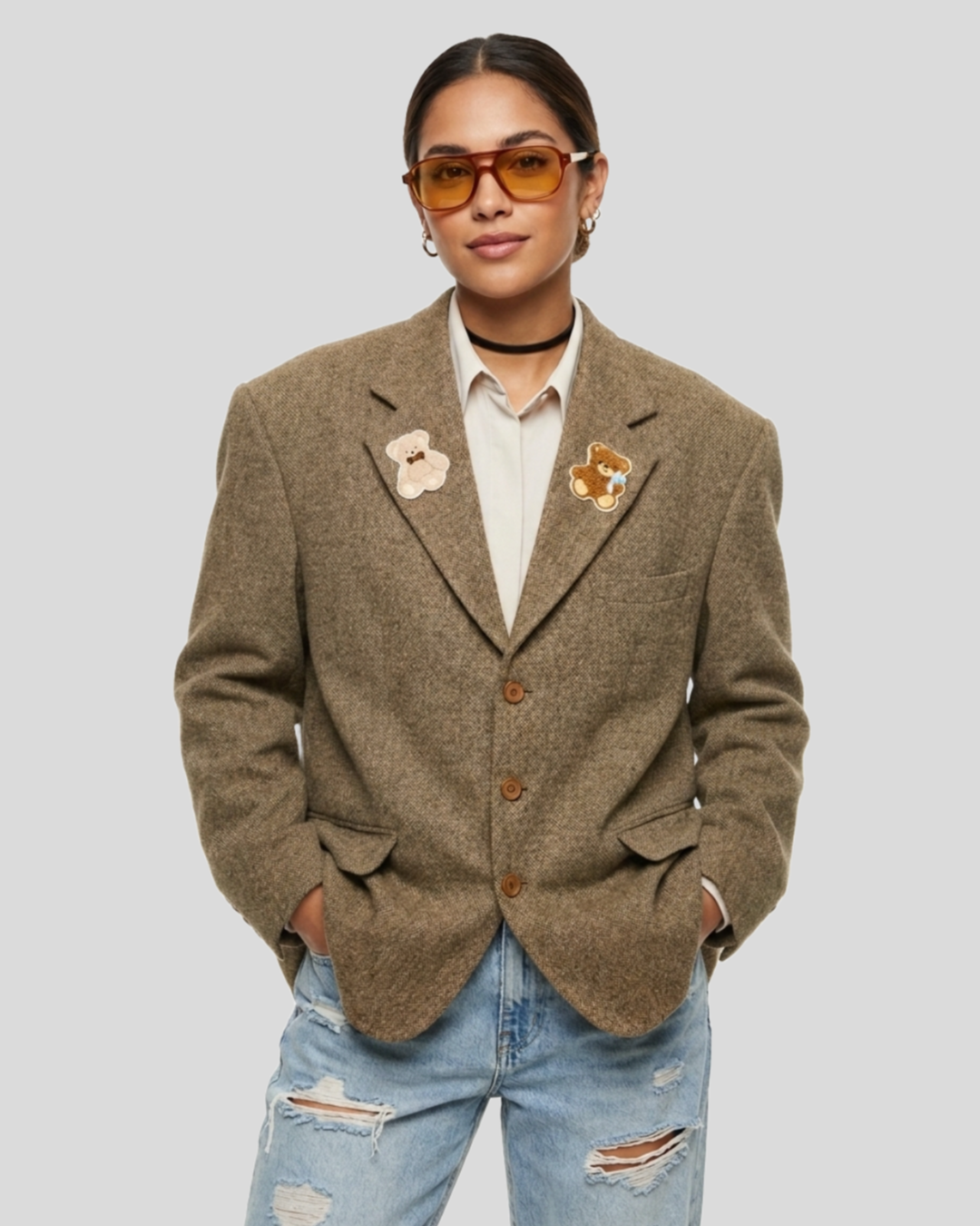 Blazer Oversized Estilizado Hugo D — tam GG
