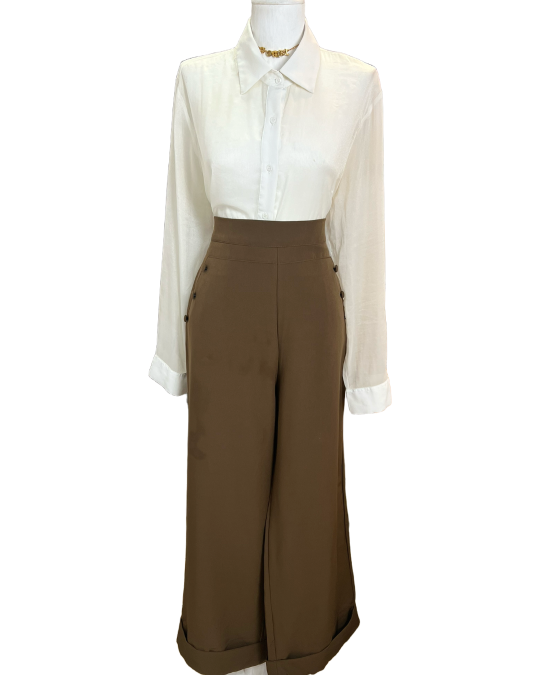 Alfaiataria Marrom - tam 42