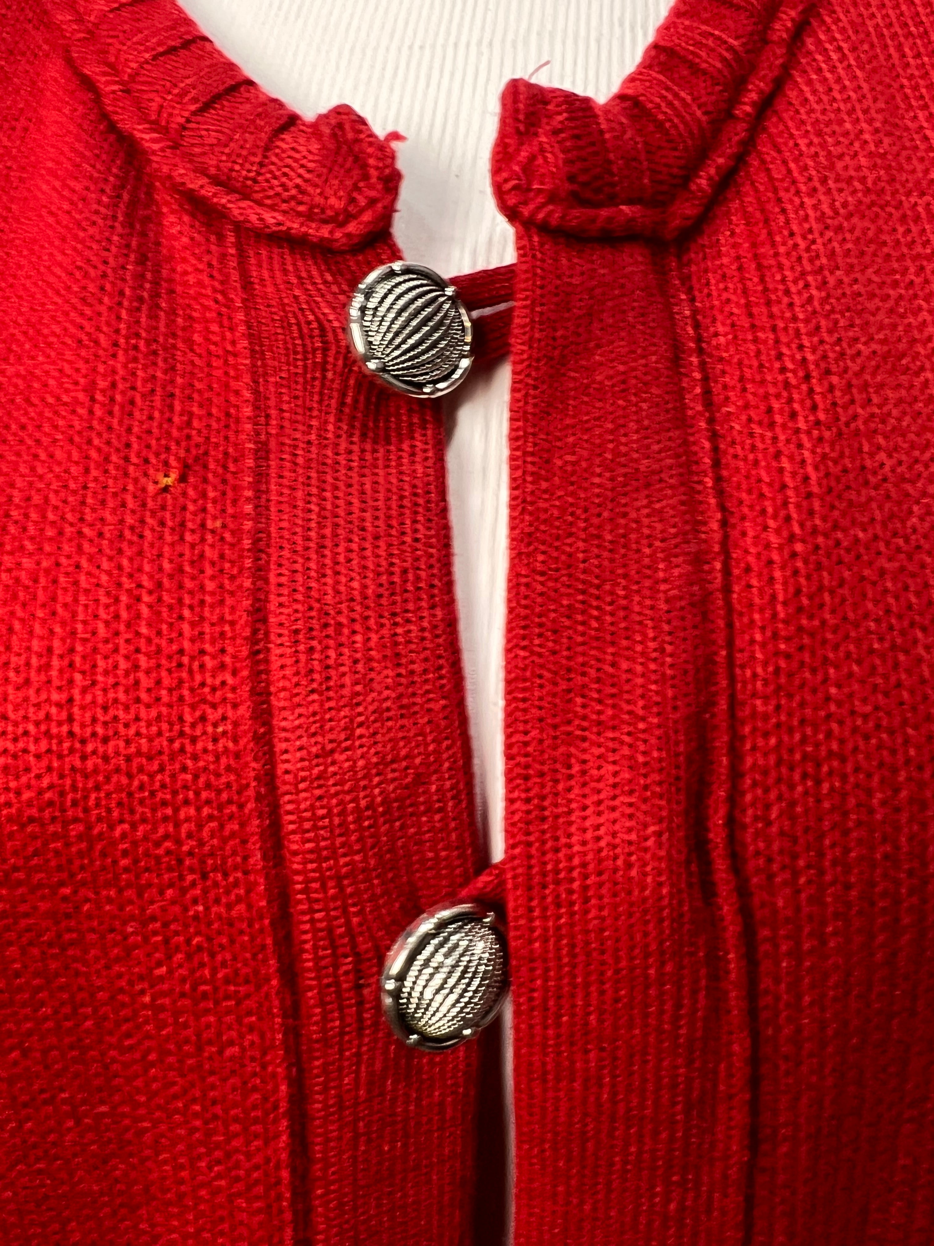 Cardigan Red Vintage — tam G