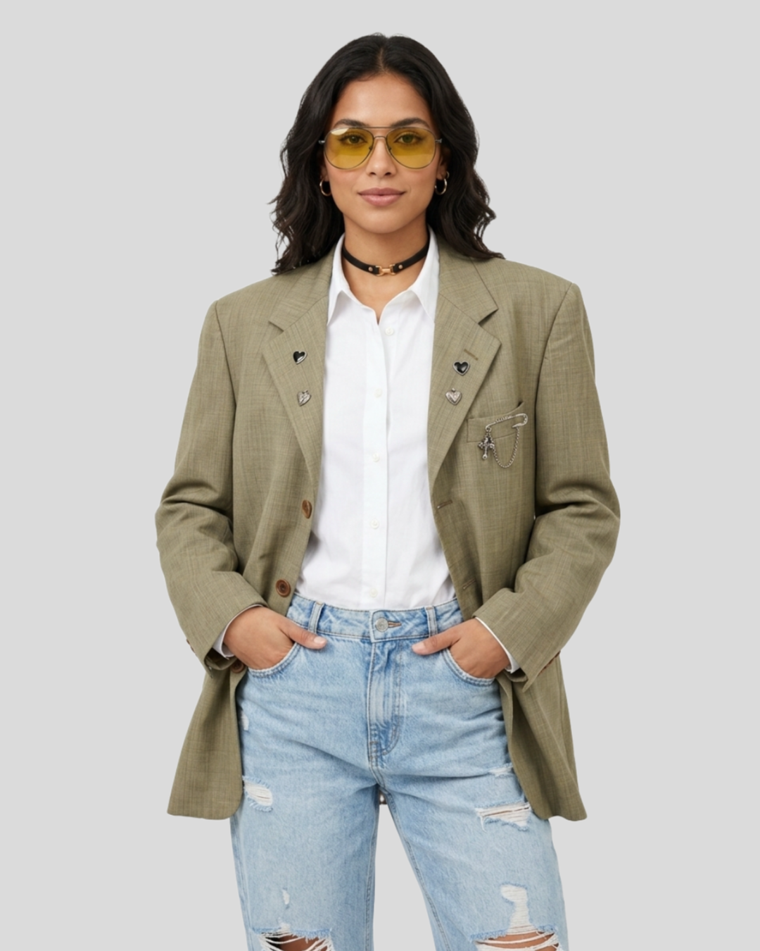 Blazer Oversized Estilizado Harry's — tam G