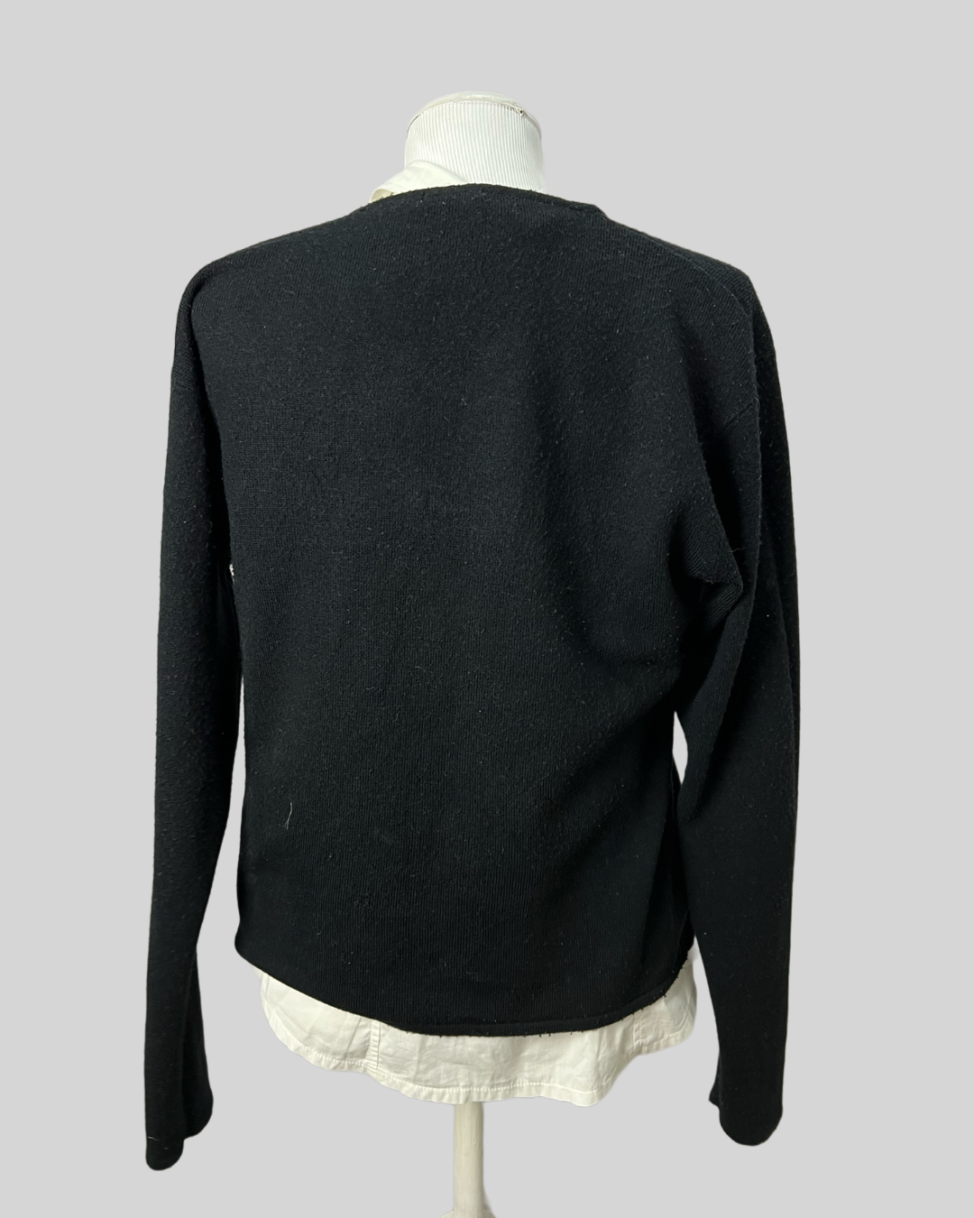 Tricô preto - tam (M)