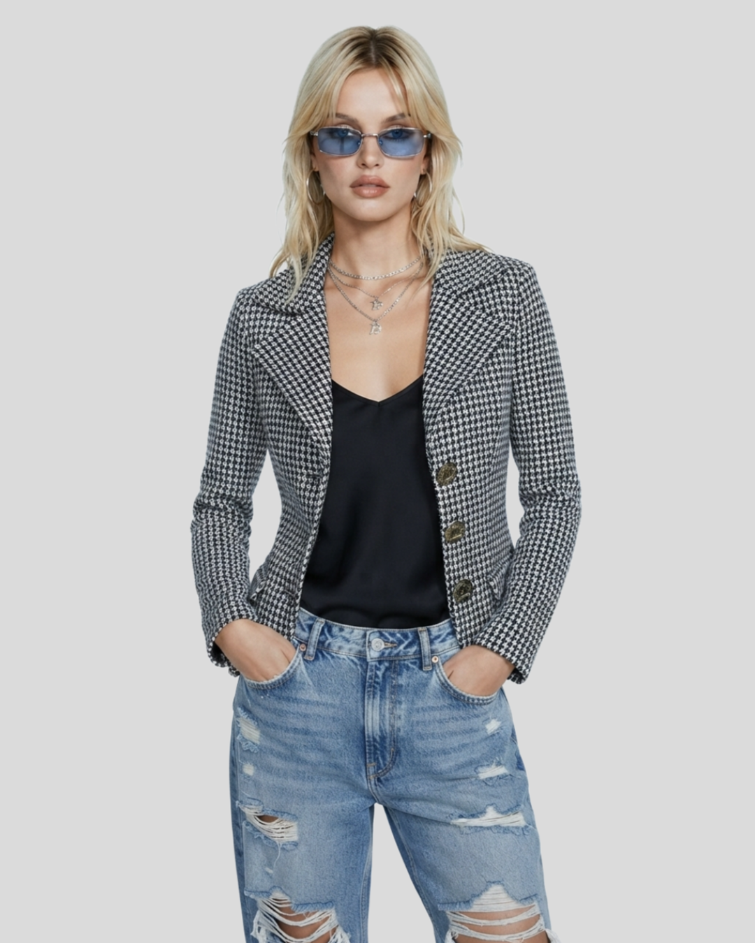 Cardigan P&B  —  tam M