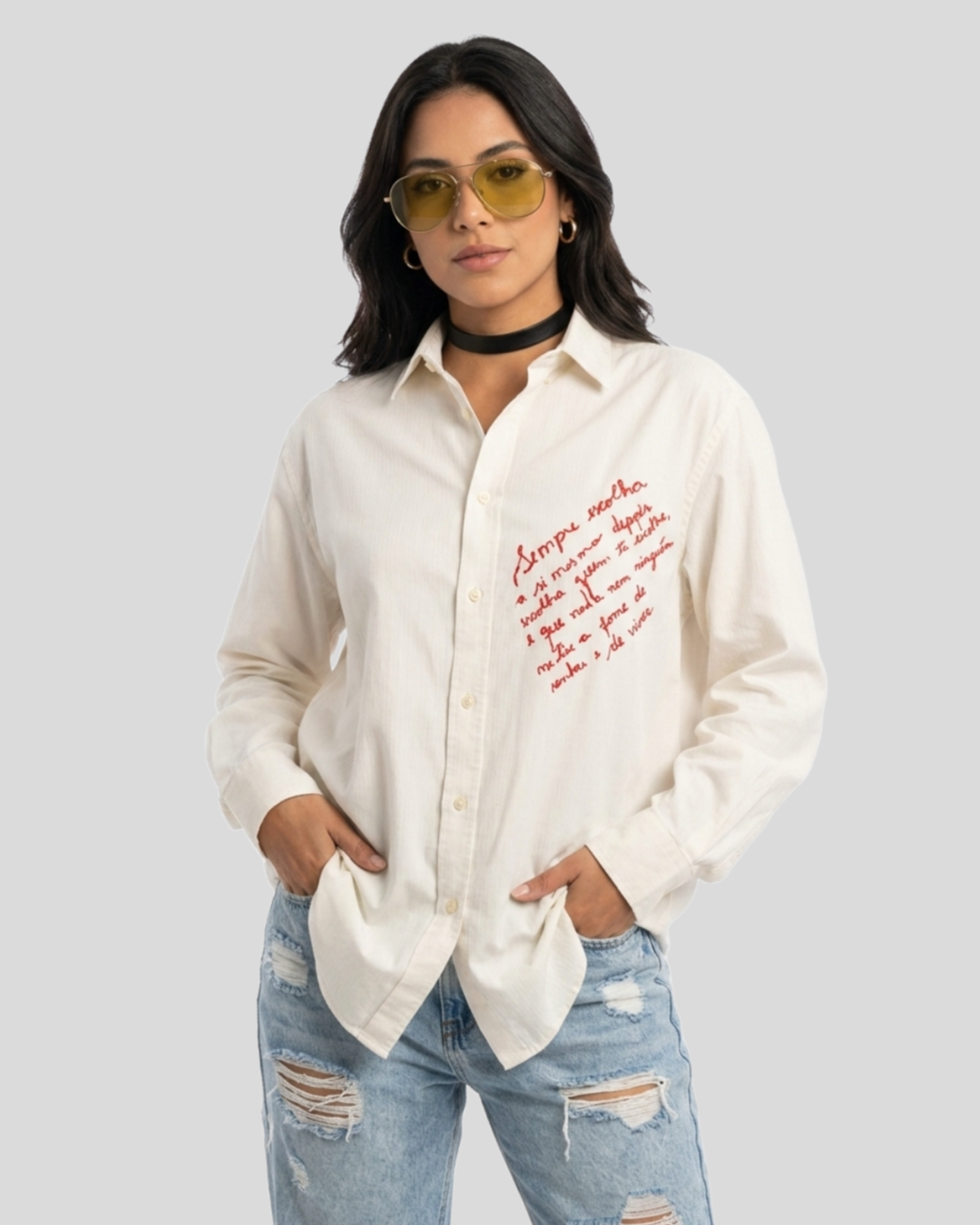 Camisa  Estlizada Escolha a Si — tam P