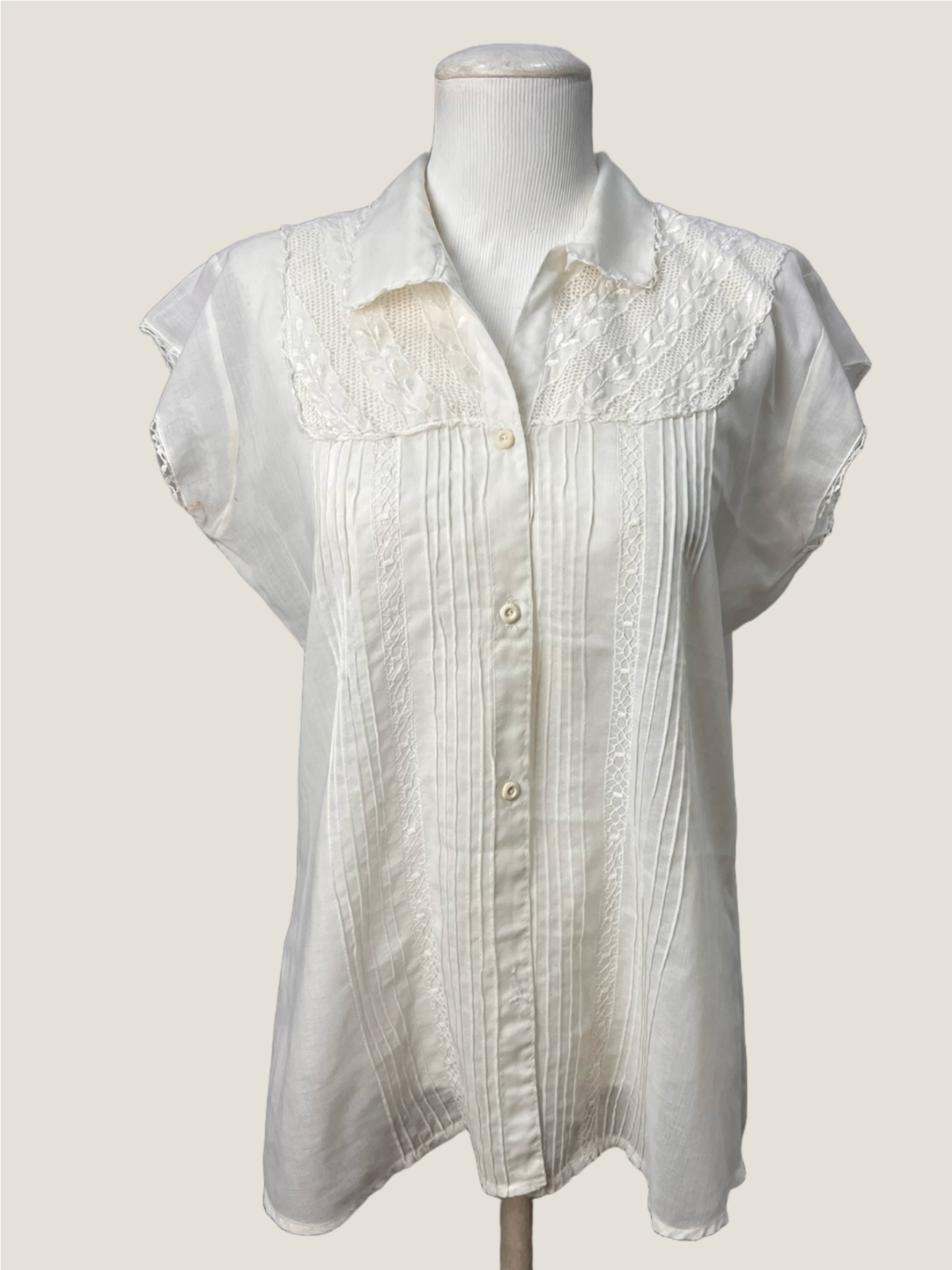 Regata Vintage  Branca — tam G