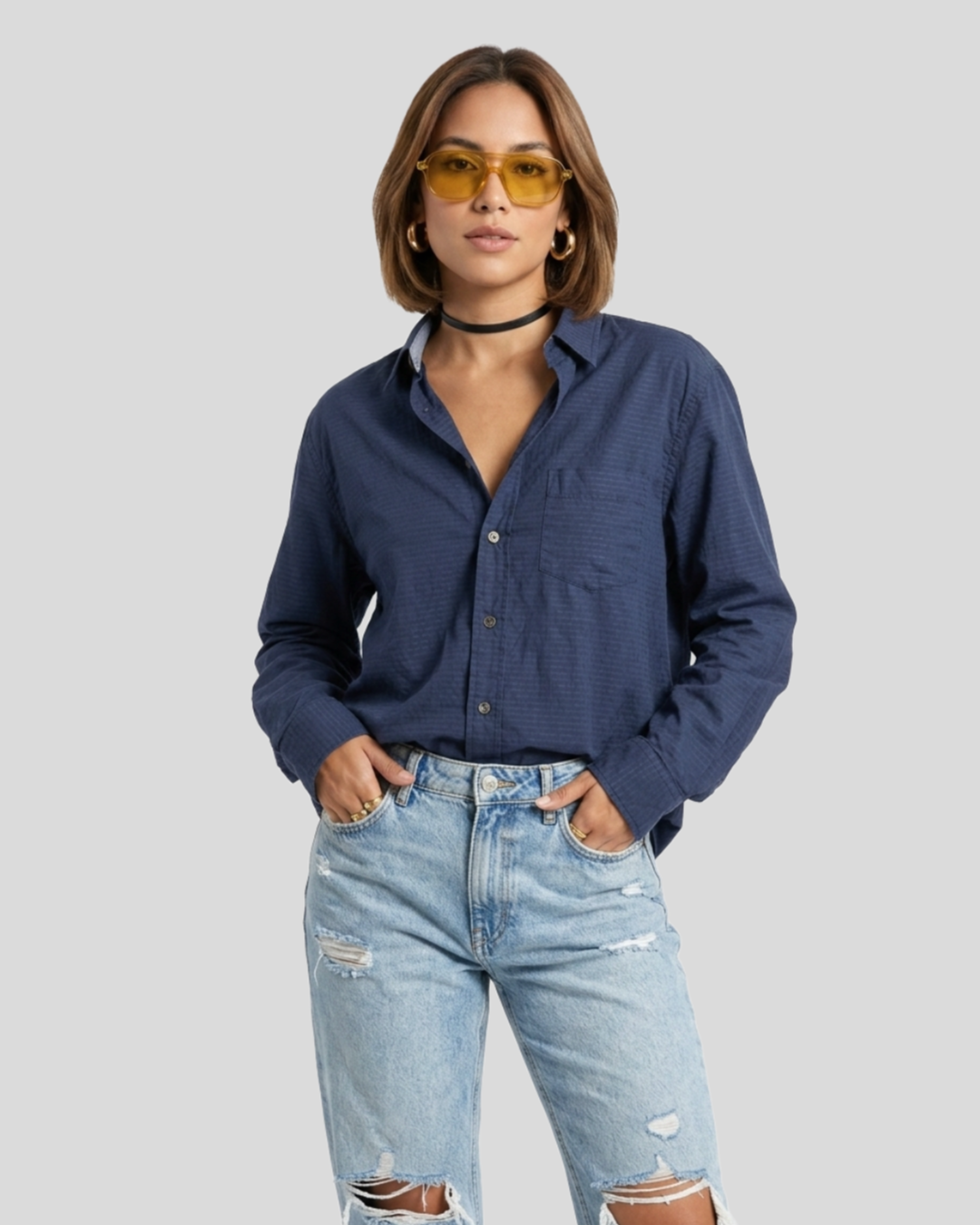 Camisa Oversized Hering — tam P