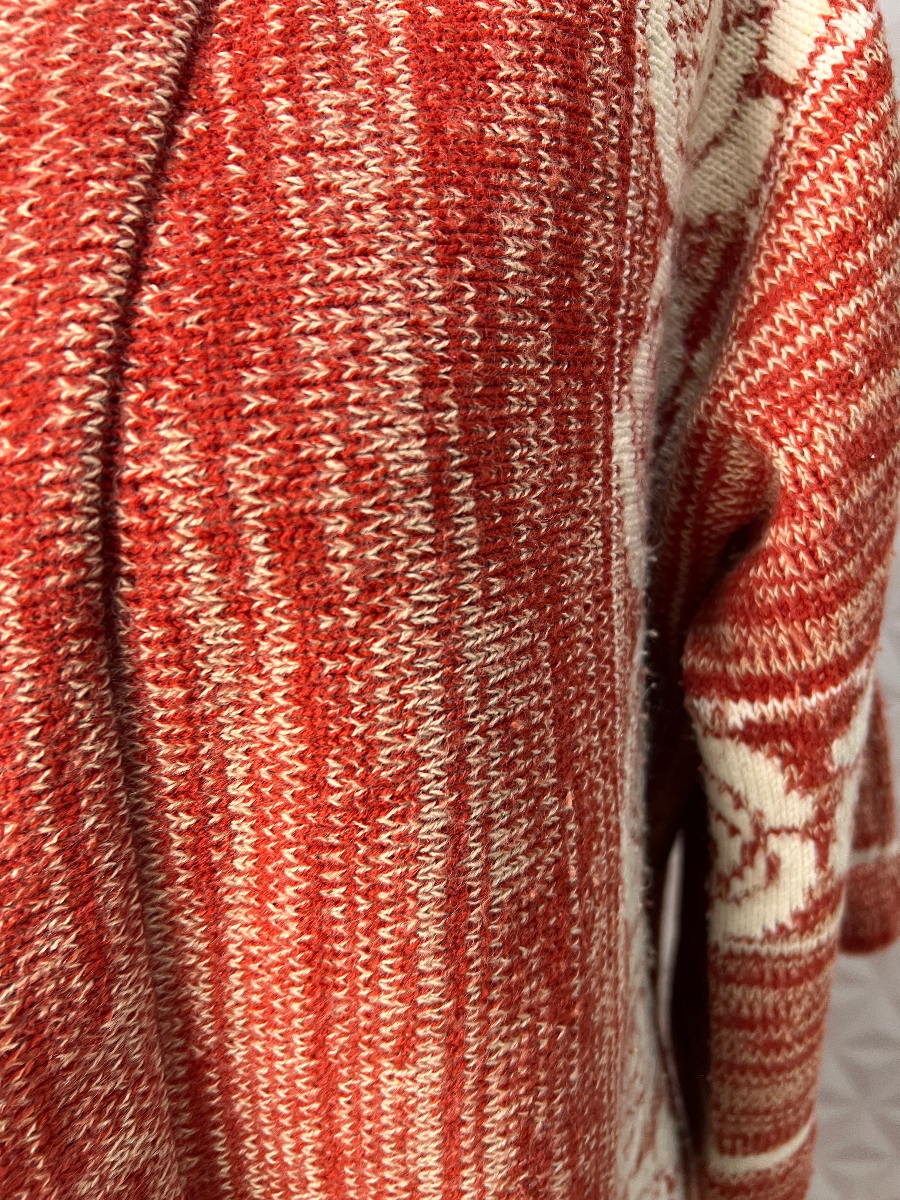 Cardigan Roses  Red —  tam M
