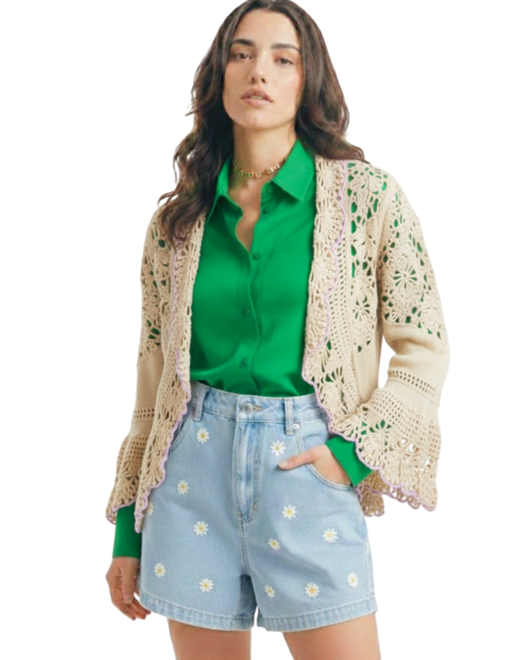 Cardigan Tricô - tam (P)