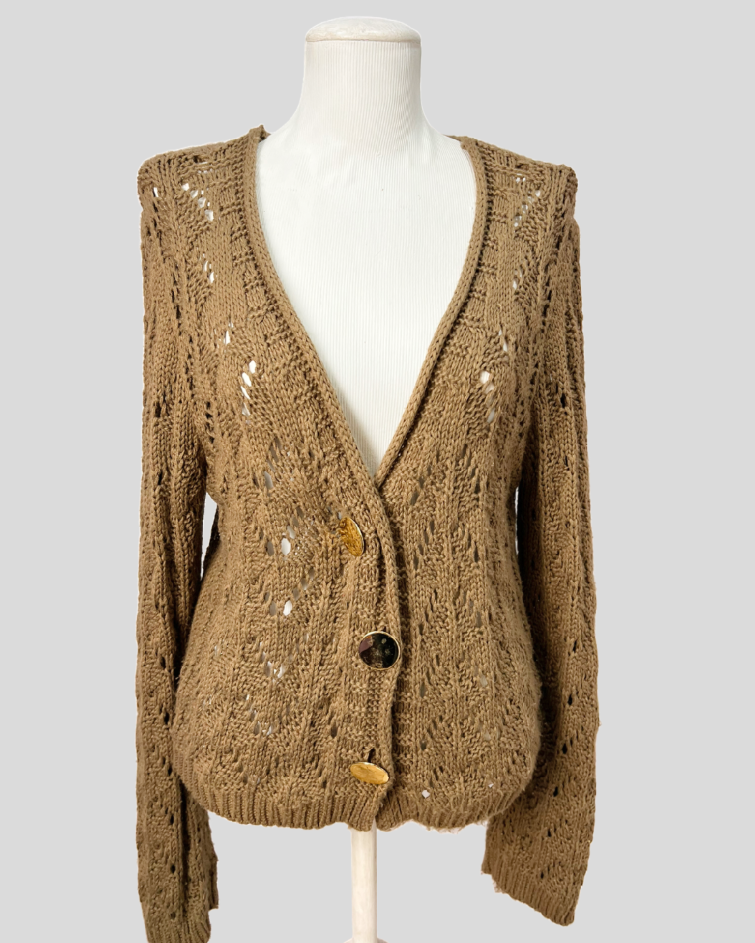 Cardigan Marrom — tam P