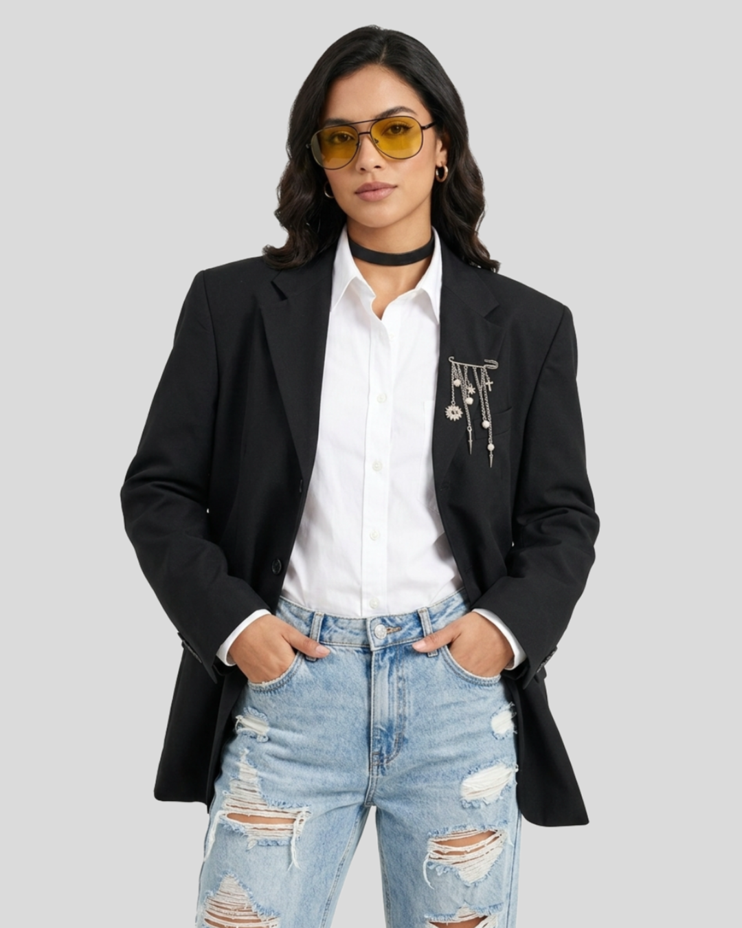 Blazer Oversized Pin Emporio Colombo  — tam M