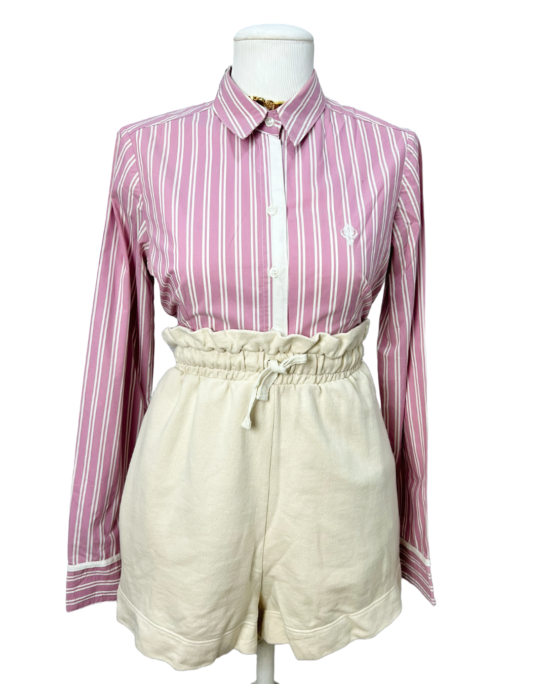 Camisa Risca Rosé - tam (P)