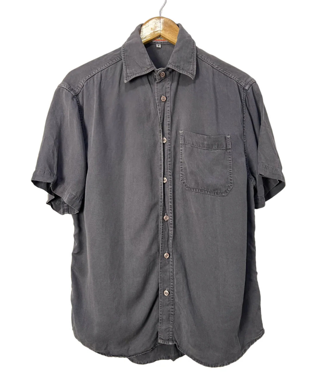 Camisa Oversized Dorinhos Cinza  —  tam P