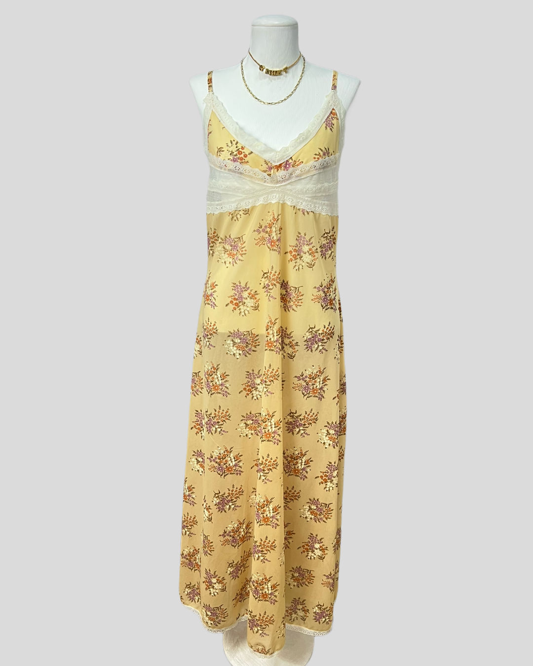 Camisola amarelo florido  - tam (G)