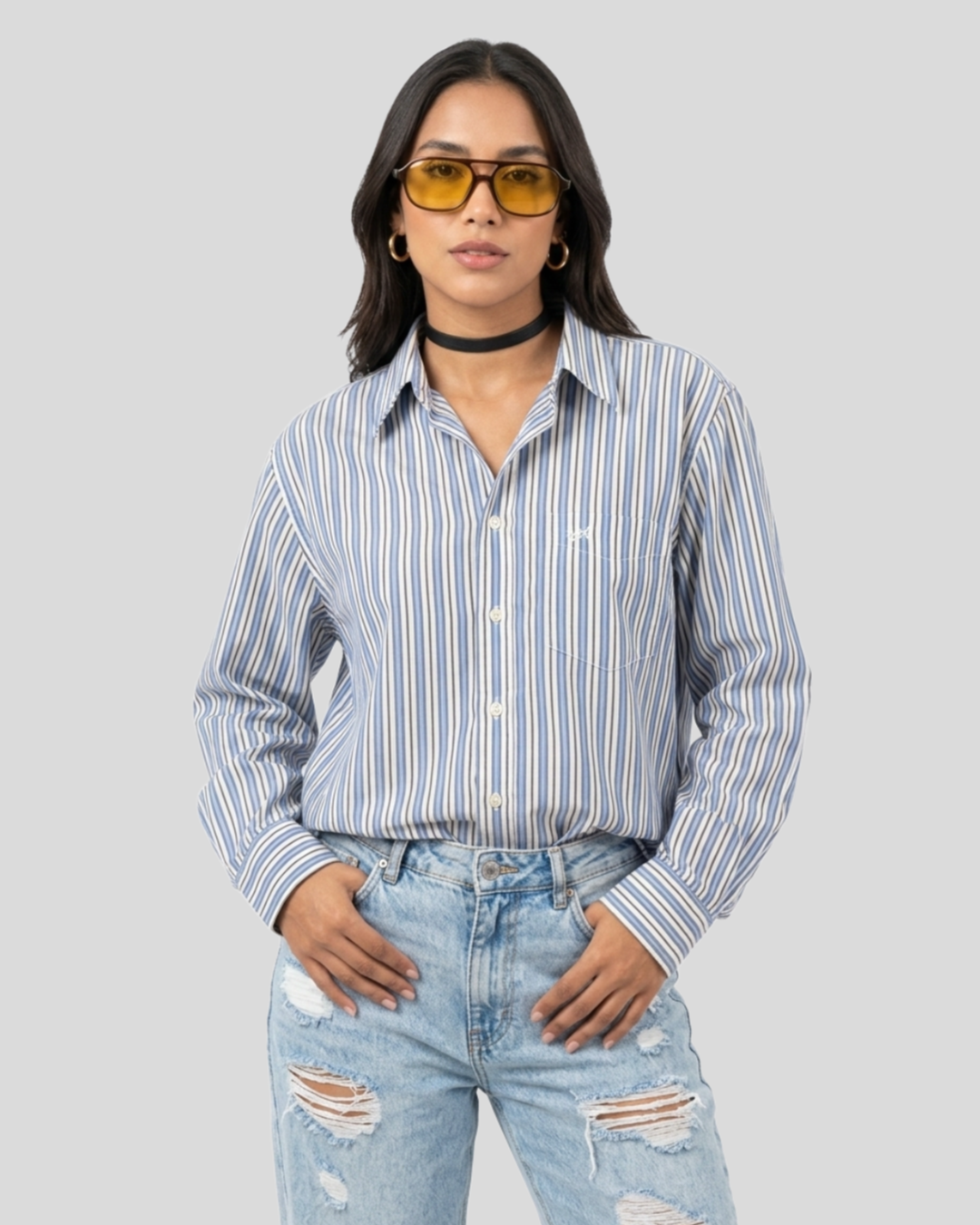 Camisa Oversized John Vicent — tam PP